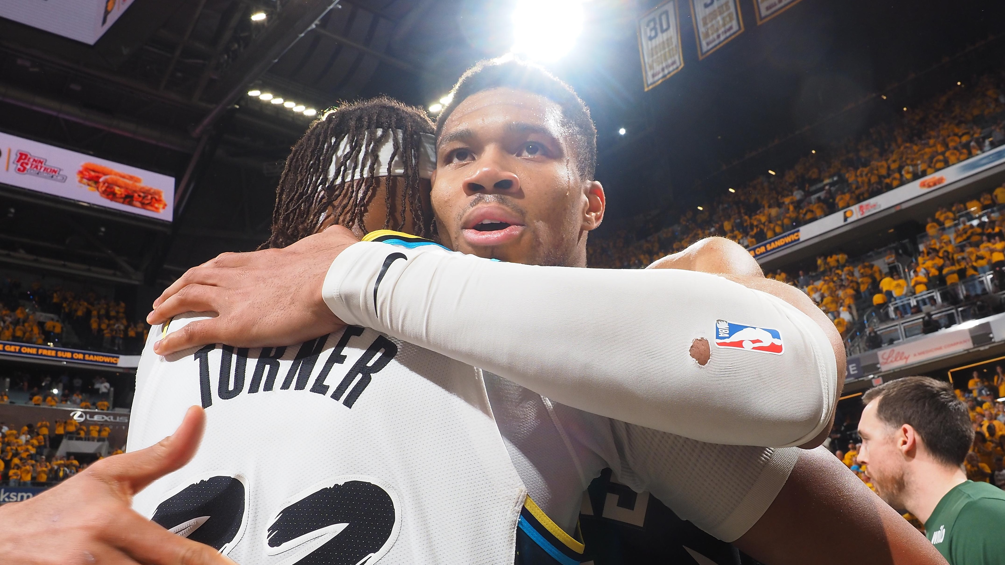 2025 NBA Playoffs - Milwaukee Bucks v Indiana Pacers - Game Five 2025 NBA Playoffs - Milwaukee Bucks v Indiana Pacers - Game Five