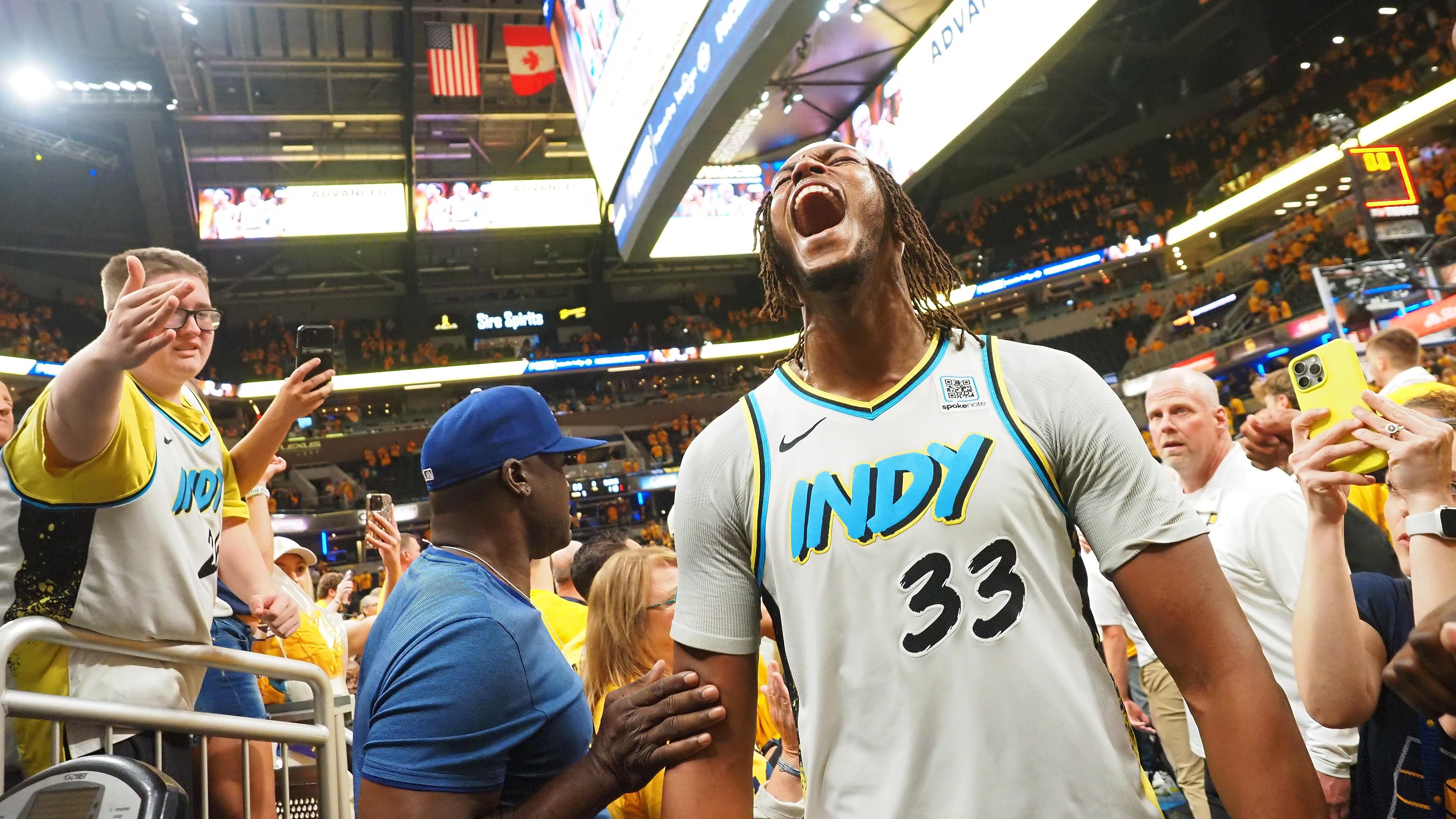 2025 NBA Playoffs - Milwaukee Bucks v Indiana Pacers - Game Five