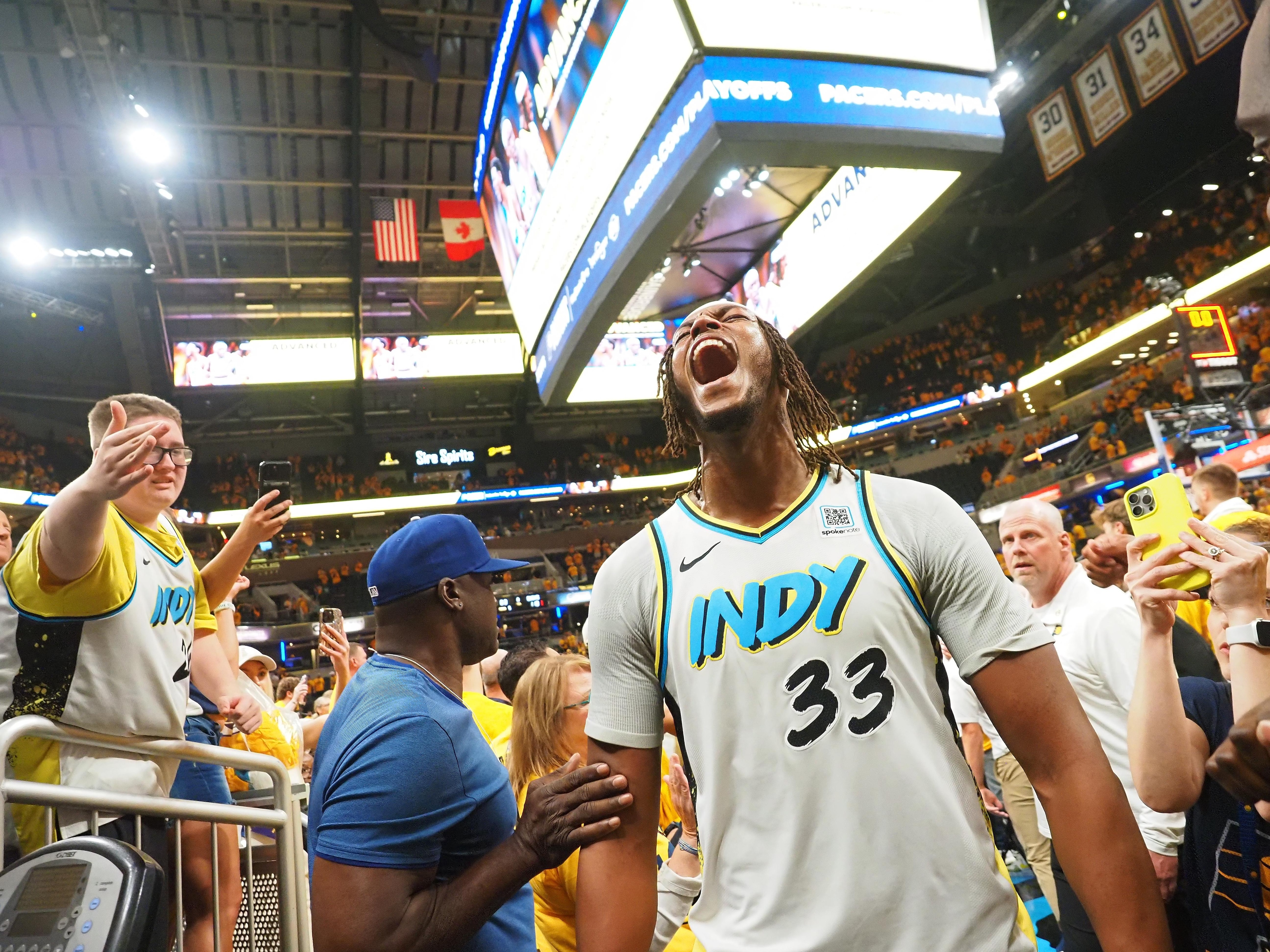 2025 NBA Playoffs - Milwaukee Bucks v Indiana Pacers - Game Five