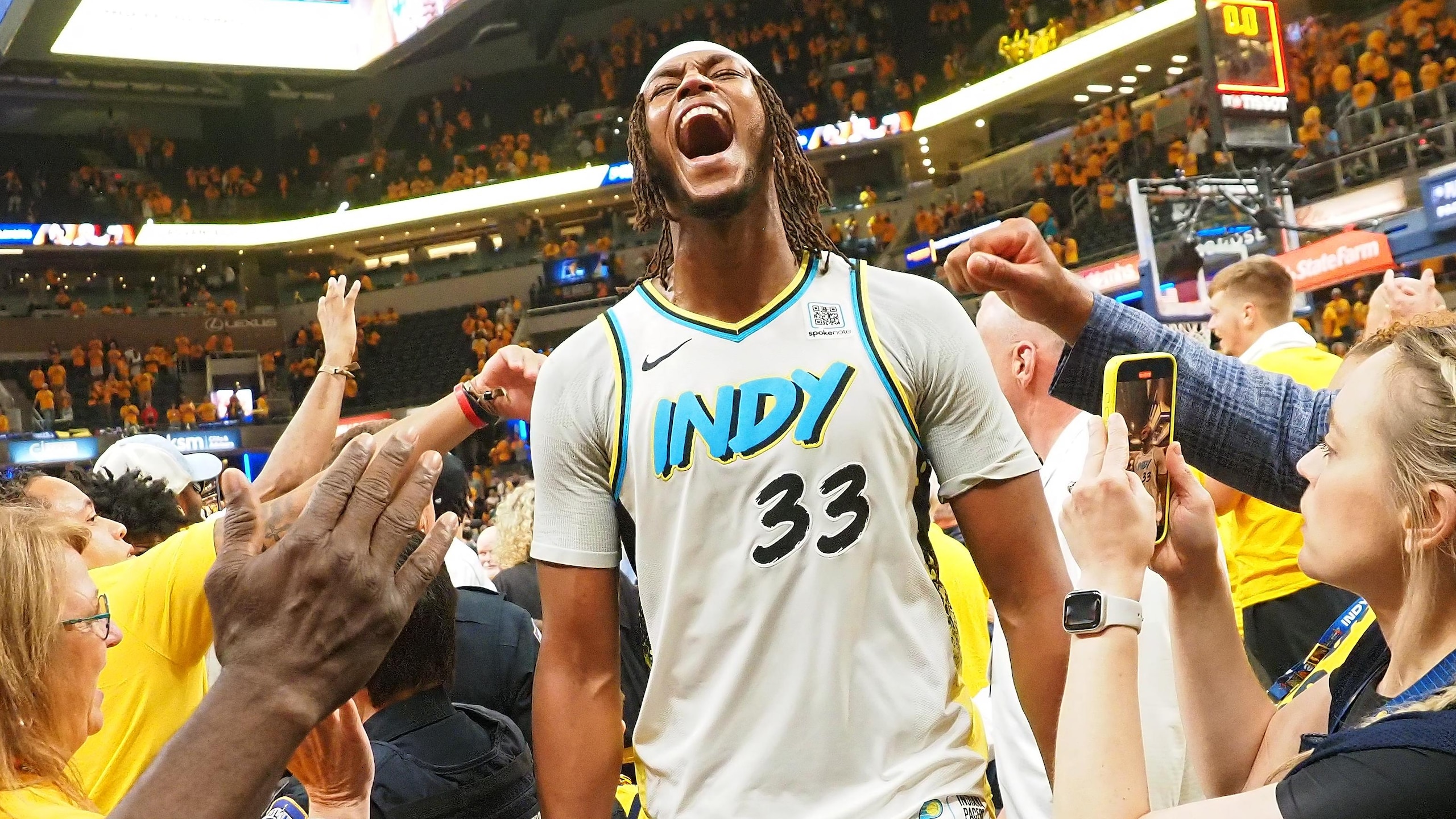 2025 NBA Playoffs - Milwaukee Bucks v Indiana Pacers - Game Five