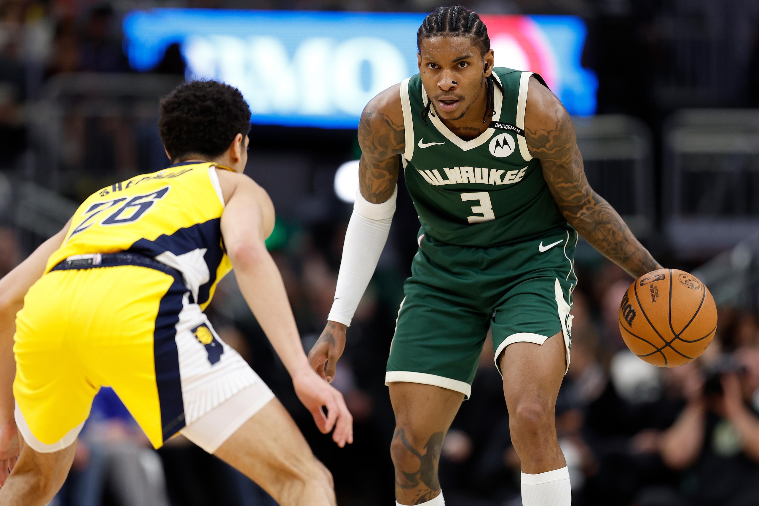 Indiana Pacers v Milwaukee Bucks - Game Three Indiana Pacers v Milwaukee Bucks - Game Three