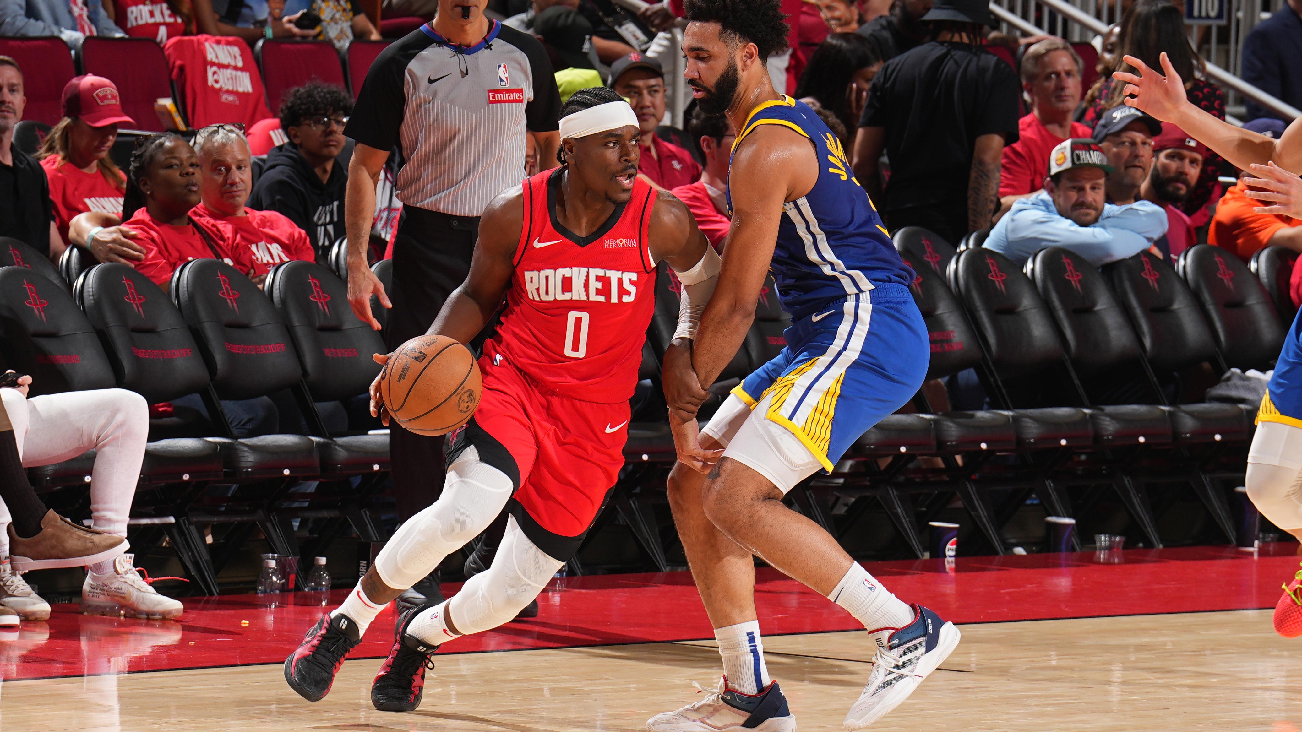 2025 NBA Playoffs - Golden State Warriors v Houston Rockets - Game Five