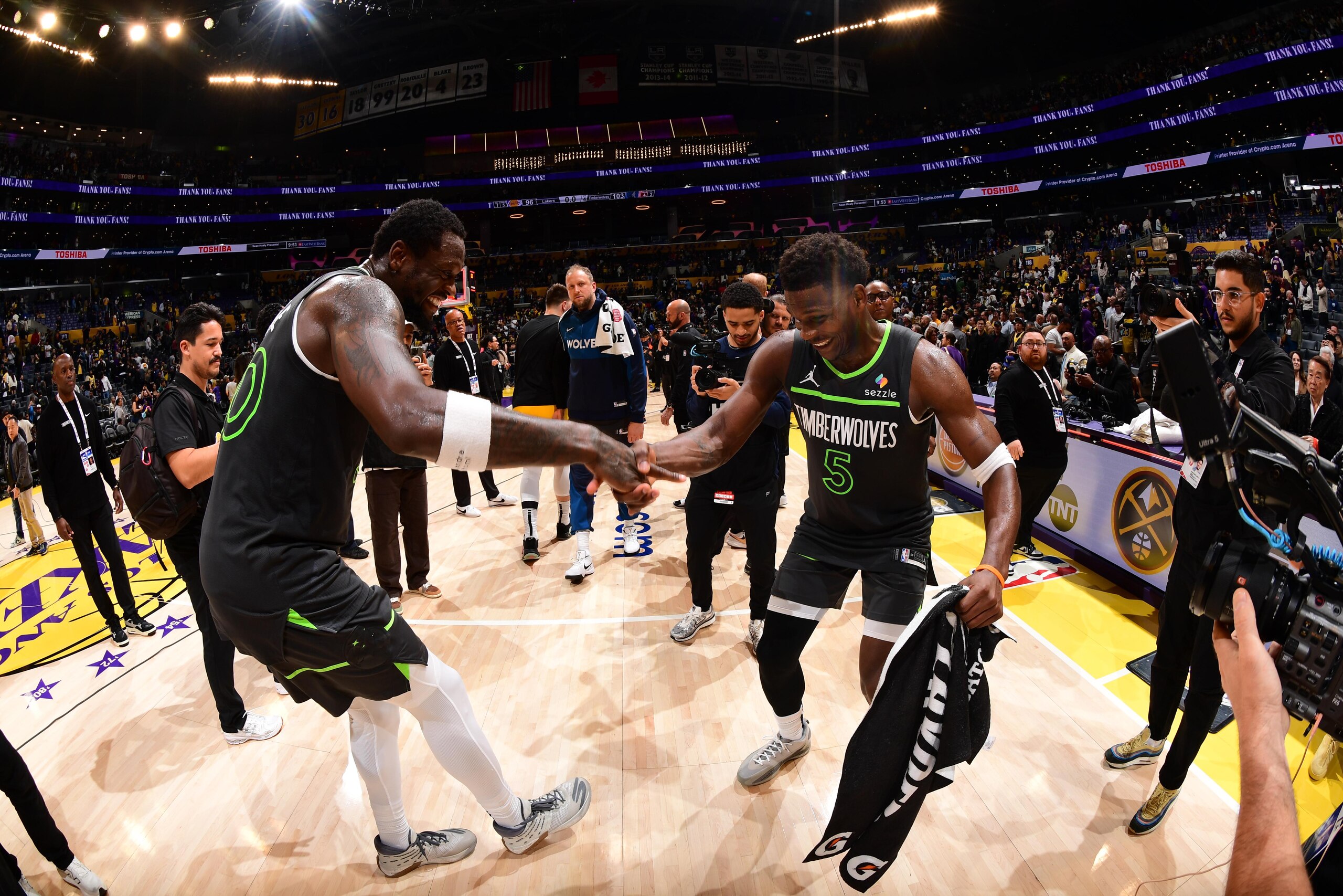2025 NBA Playoffs - 	Minnesota Timberwolves v Los Angeles Lakers