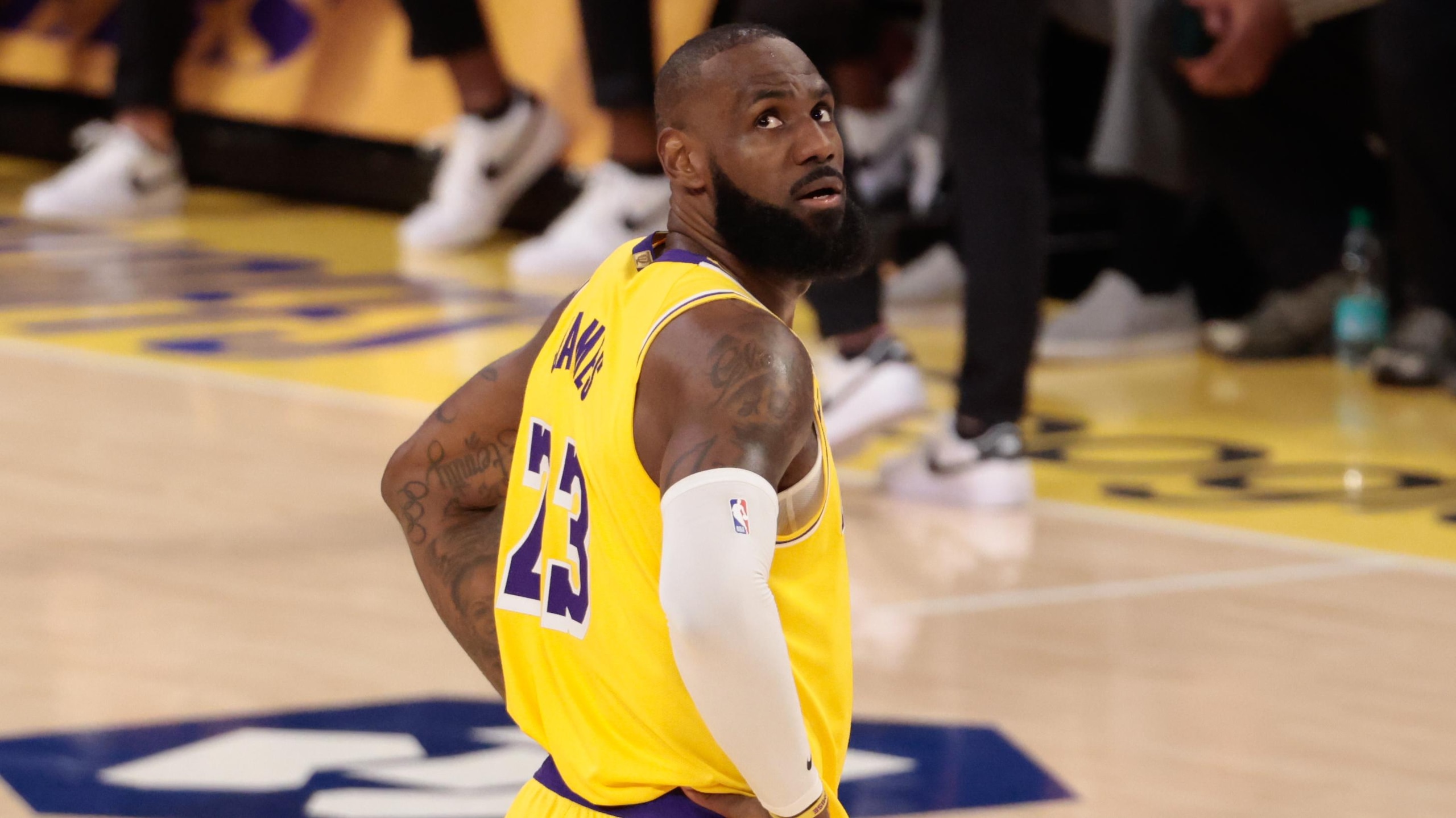 NBA: APR 30 Western Conference Playoffs - Timberwolves at Lakers NBA: APR 30 Western Conference Playoffs - Timberwolves at Lakers