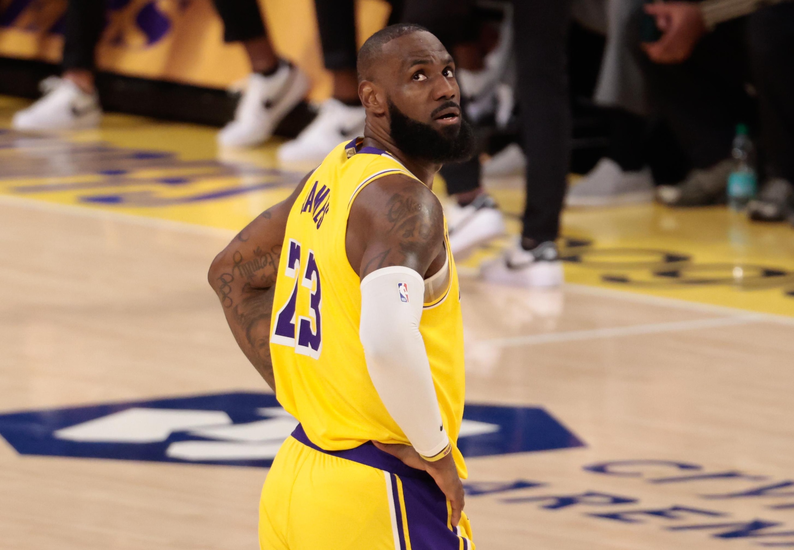 NBA: APR 30 Western Conference Playoffs - Timberwolves at Lakers