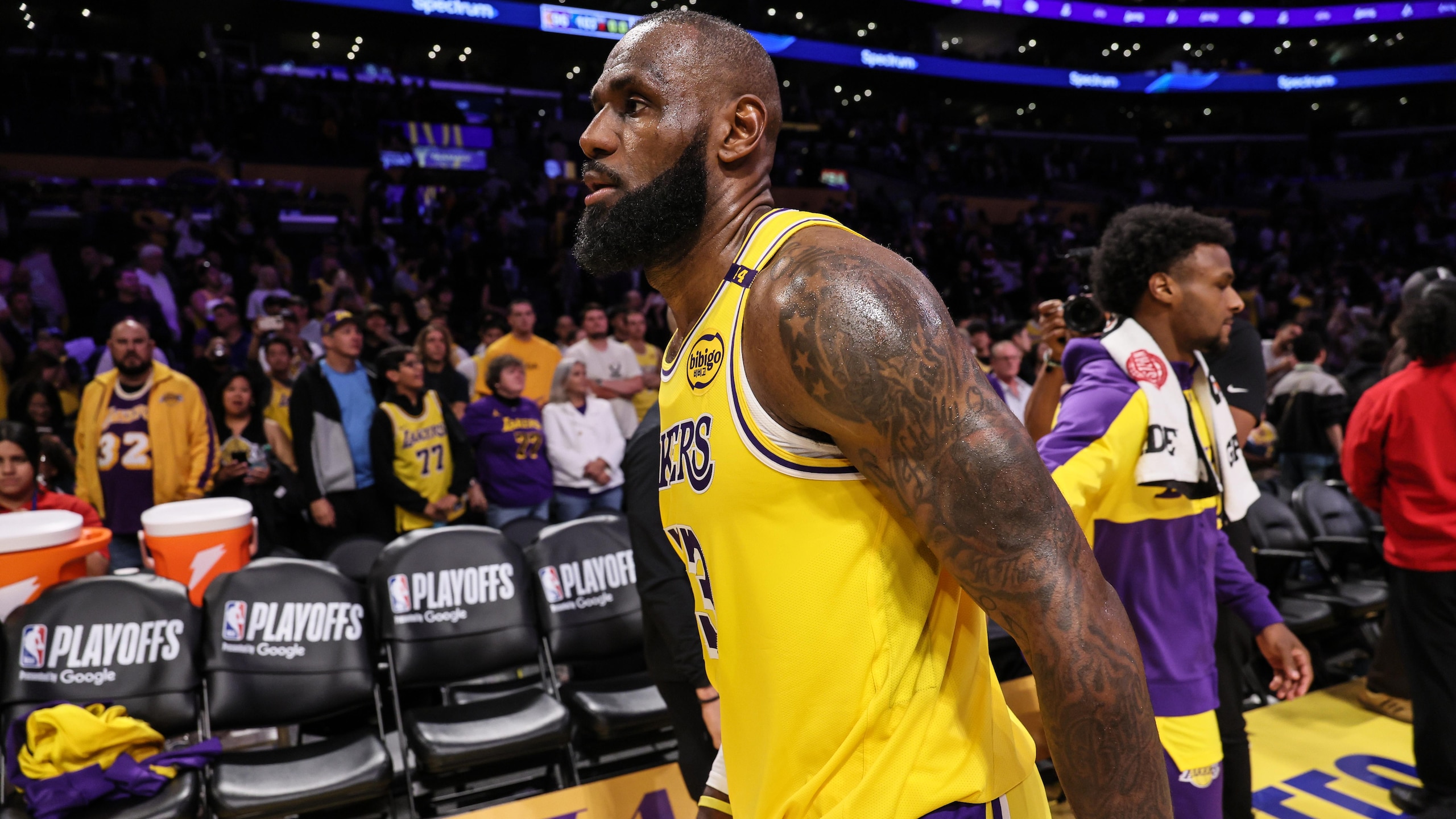 Lakers Timberwolves NBA Playoffs round 1 game 5..