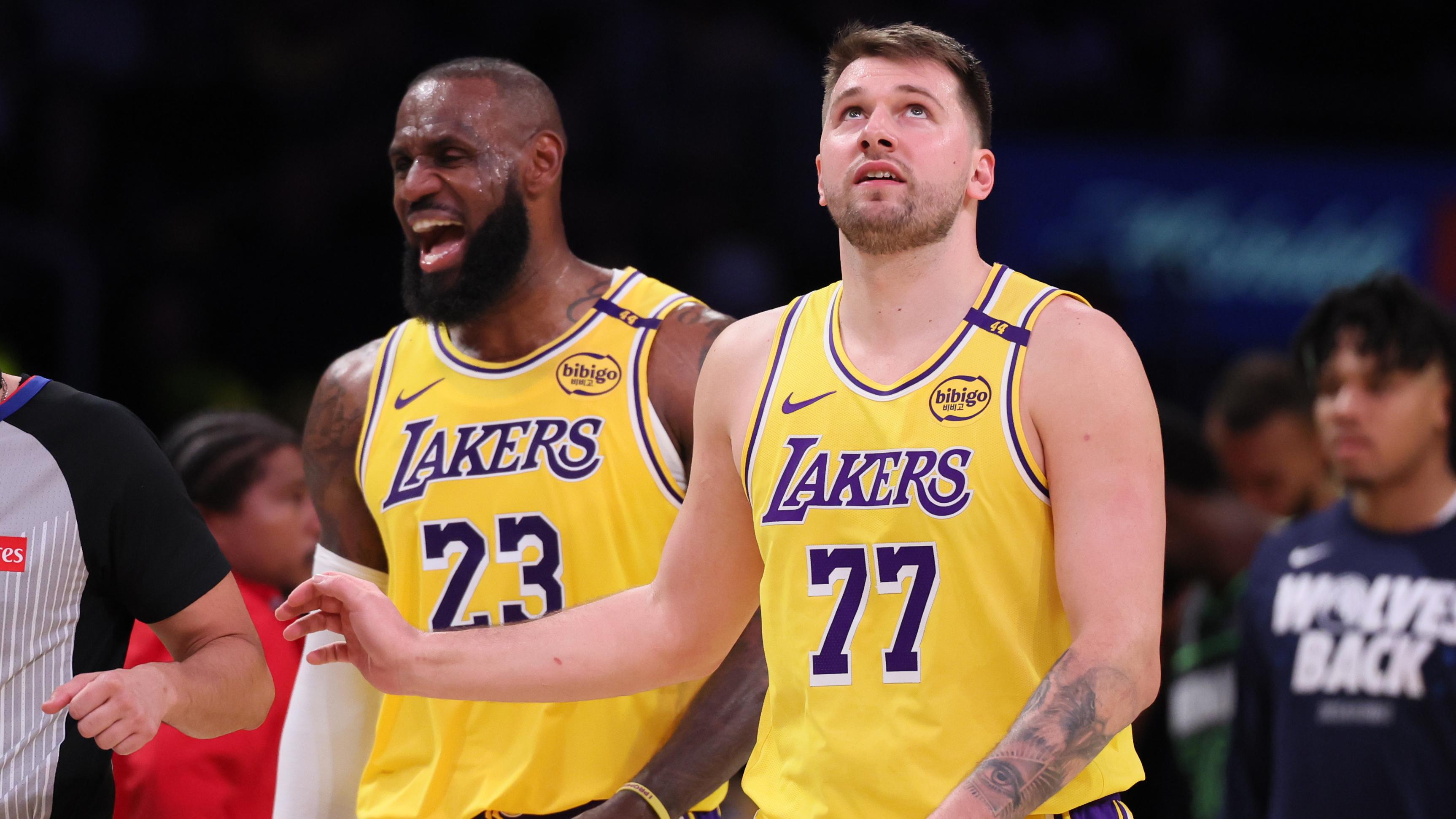 Lakers Timberwolves NBA Playoffs round 1 game 5..