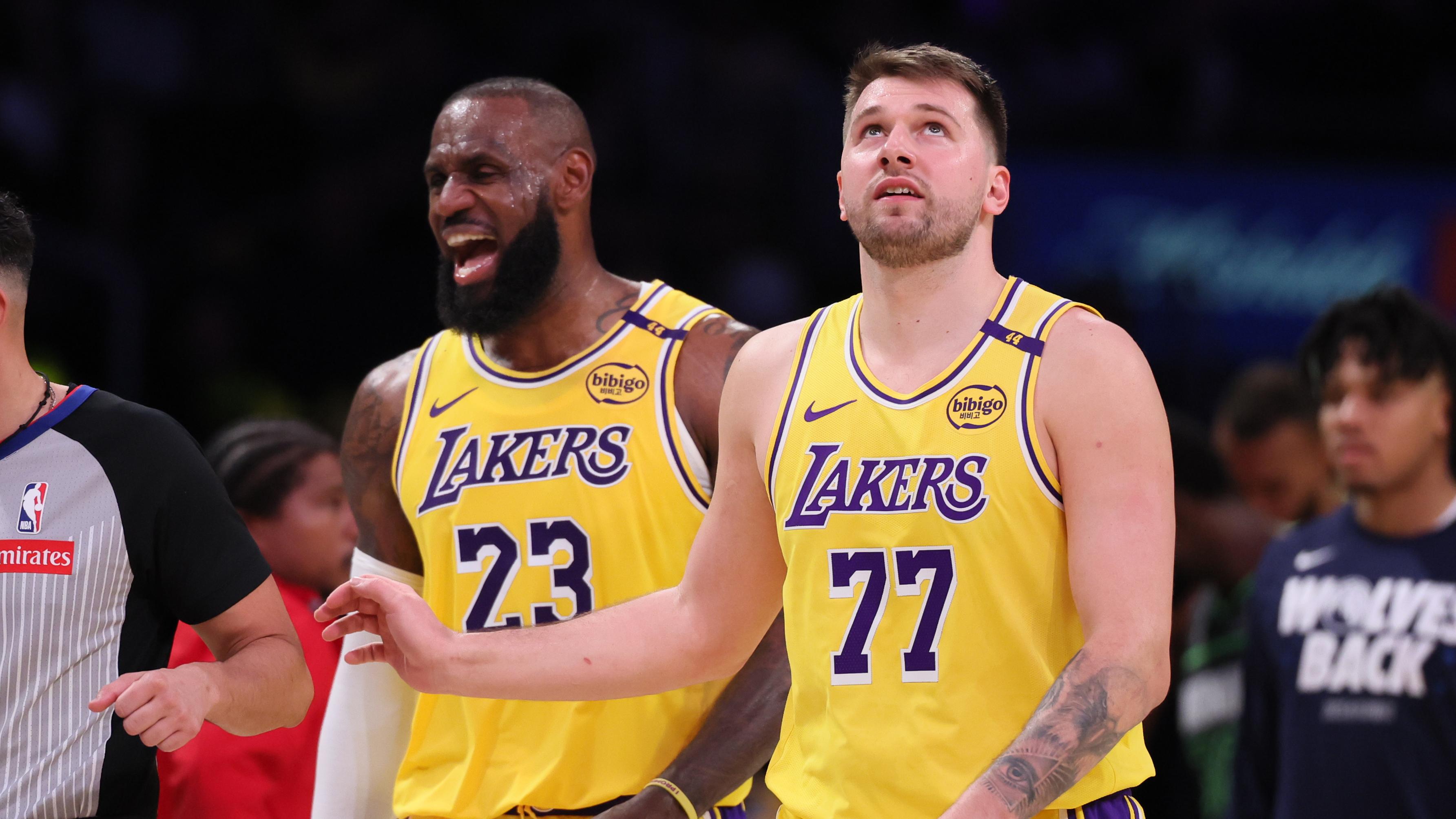 Lakers Timberwolves NBA Playoffs round 1 game 5..