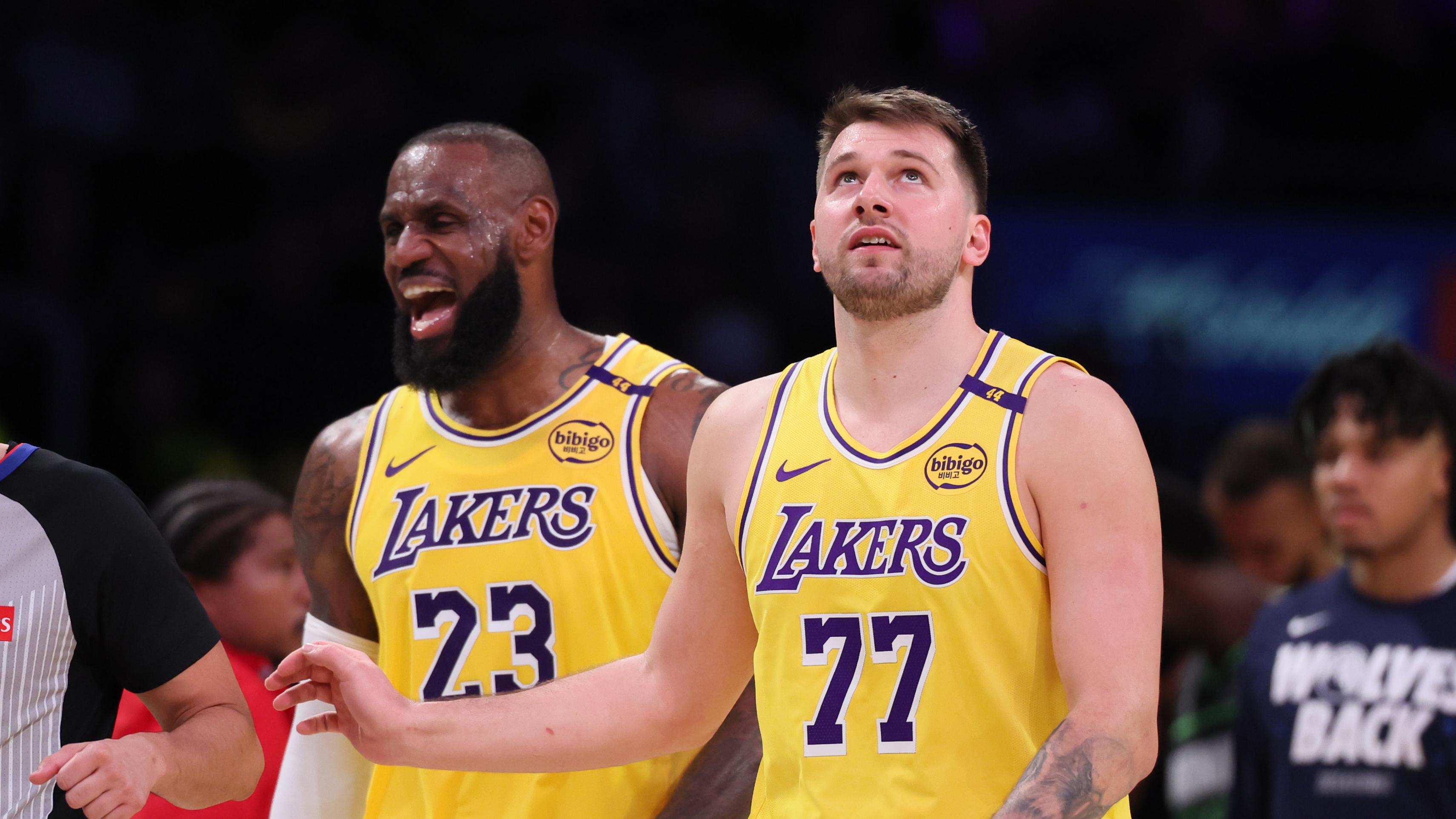 Lakers Timberwolves NBA Playoffs round 1 game 5..