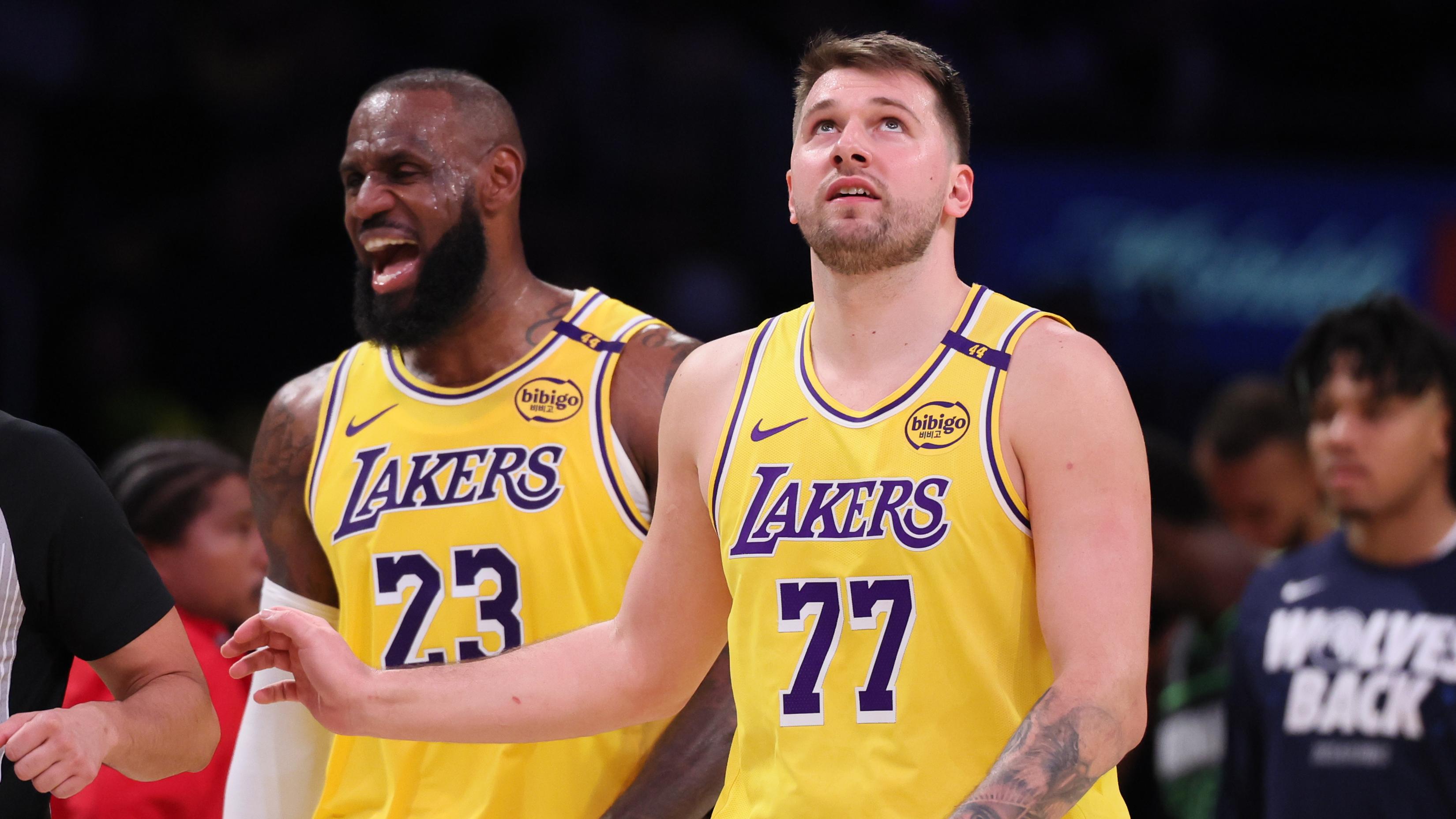 Lakers Timberwolves NBA Playoffs round 1 game 5..