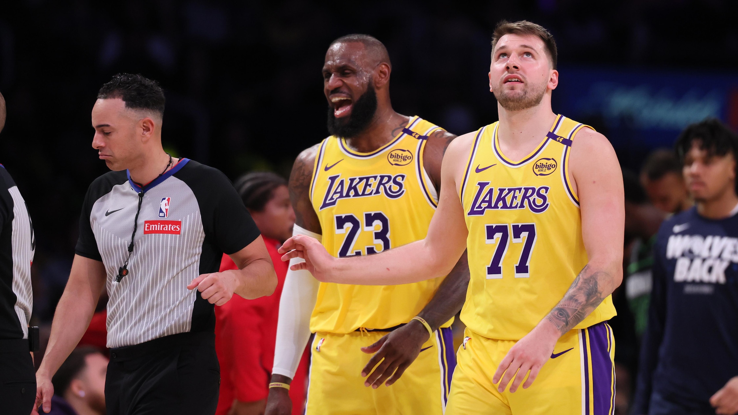 Lakers Timberwolves NBA Playoffs round 1 game 5..
