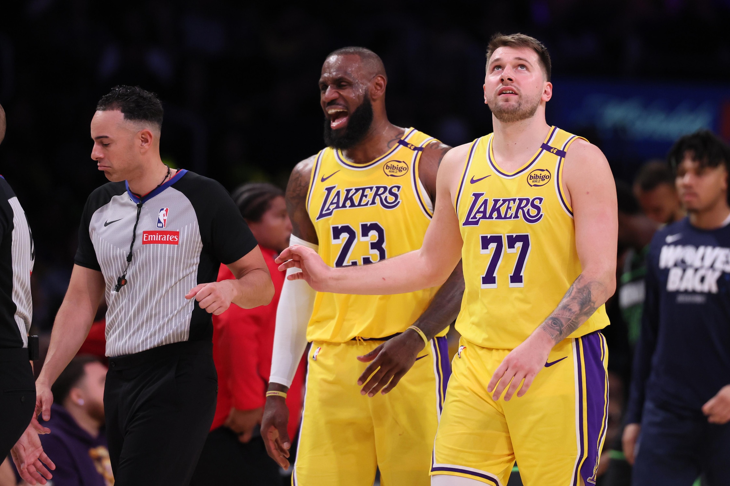 Lakers Timberwolves NBA Playoffs round 1 game 5..