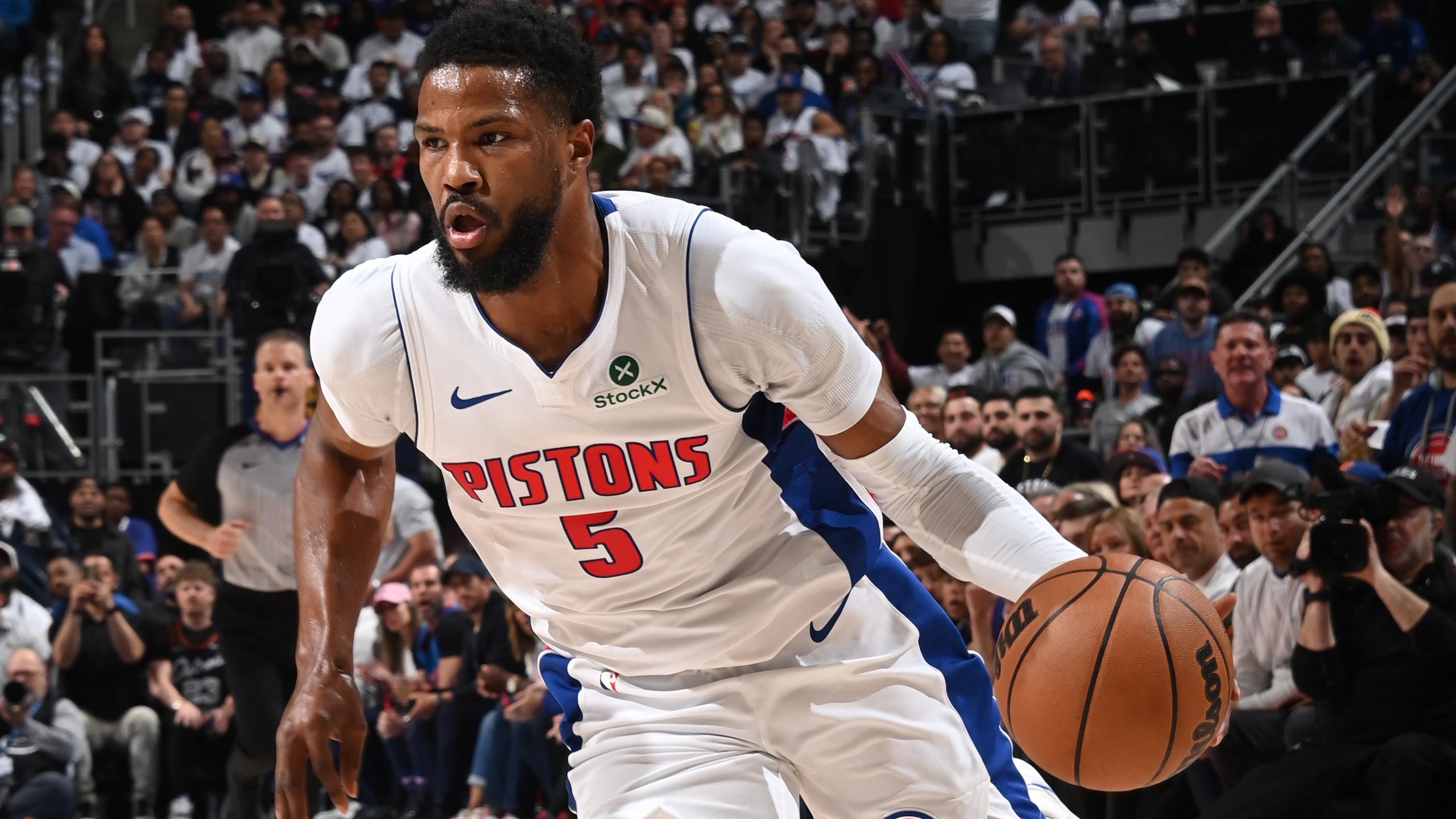 2025 NBA Playoffs - New York Knicks v Detroit Pistons - Game Six