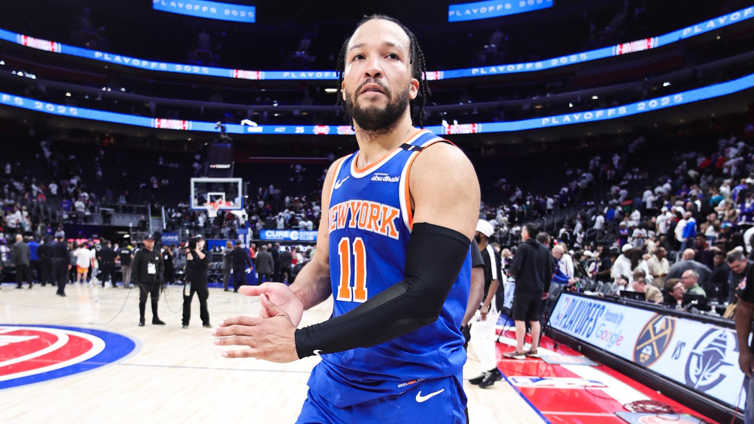2025 NBA Playoffs - New York Knicks v Detroit Pistons - Game Six 2025 NBA Playoffs - New York Knicks v Detroit Pistons - Game Six