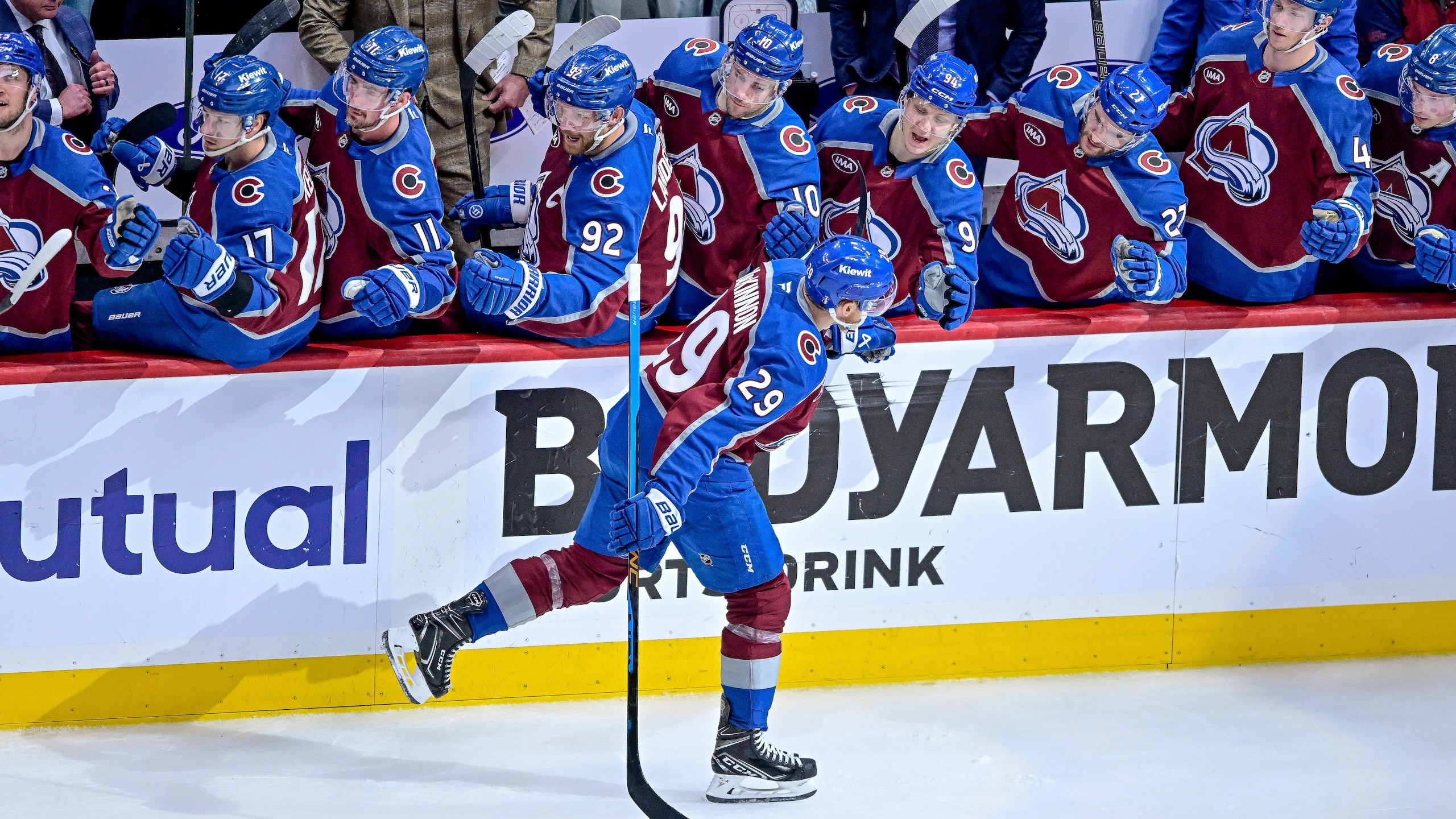 NHL: MAY 01 Stanley Cup Playoffs First Round Stars at Avalanche NHL: MAY 01 Stanley Cup Playoffs First Round Stars at Avalanche