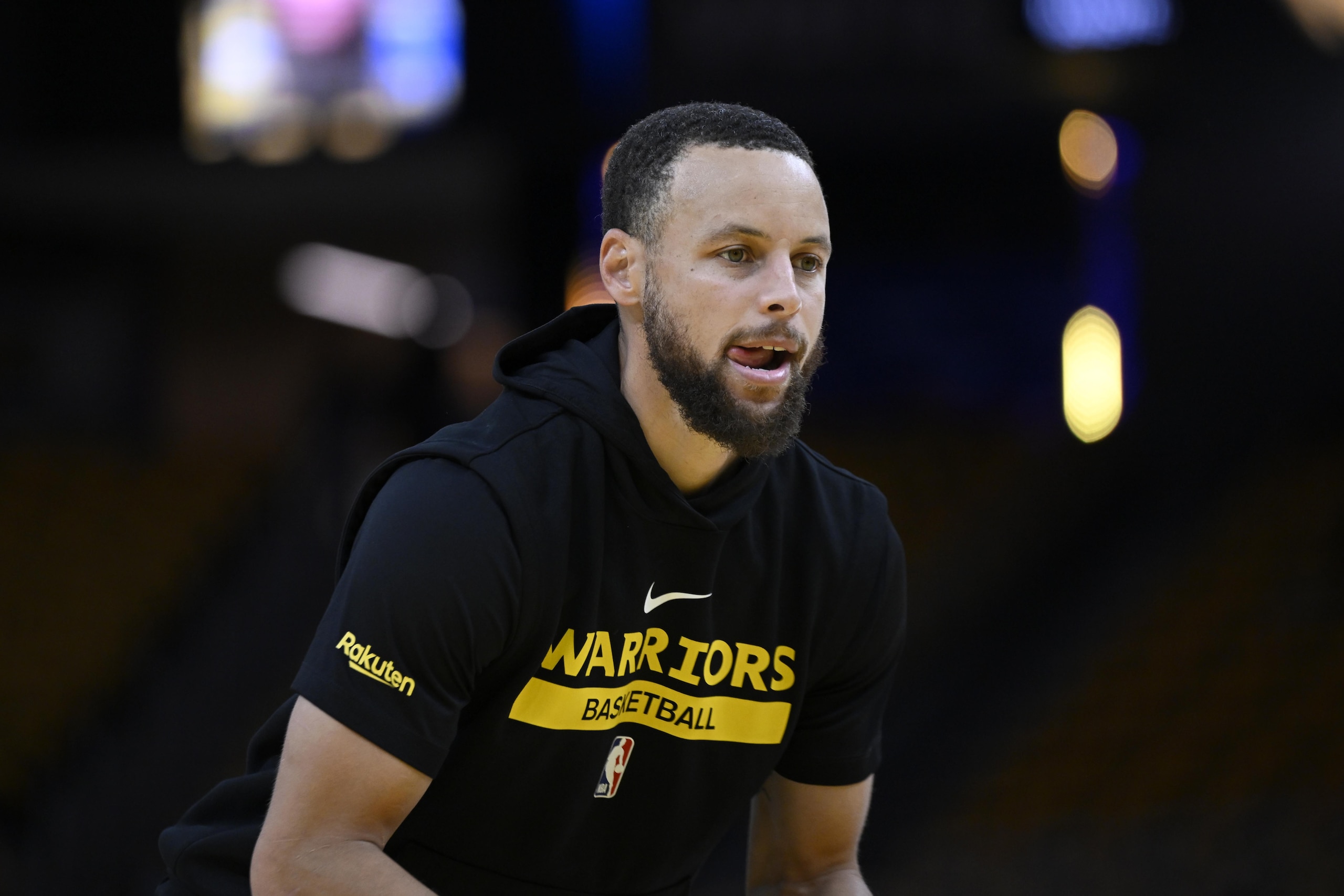 NBA Playoffs: Pre-game of Houston Rockets and Golden State Warriors in San Francisco