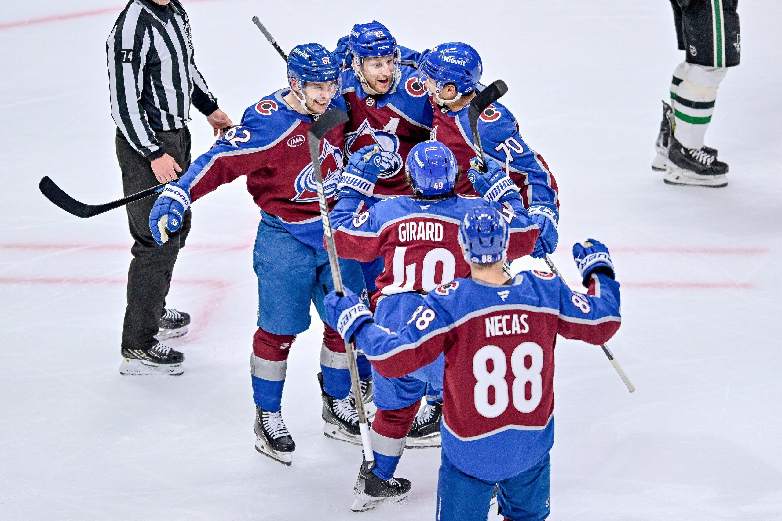 NHL: MAY 01 Stanley Cup Playoffs First Round Stars at Avalanche