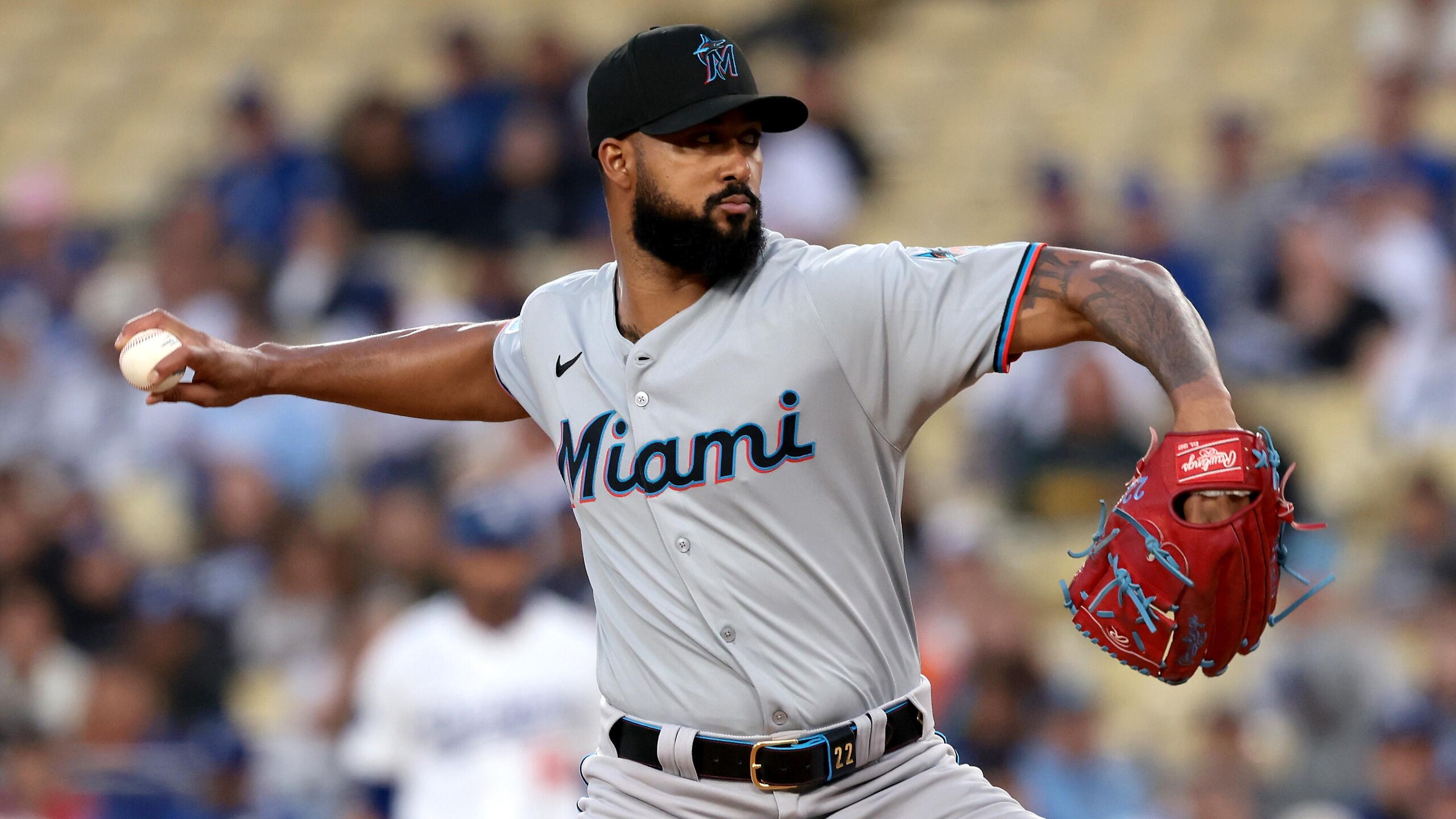 Miami Marlins v Los Angeles Dodgers