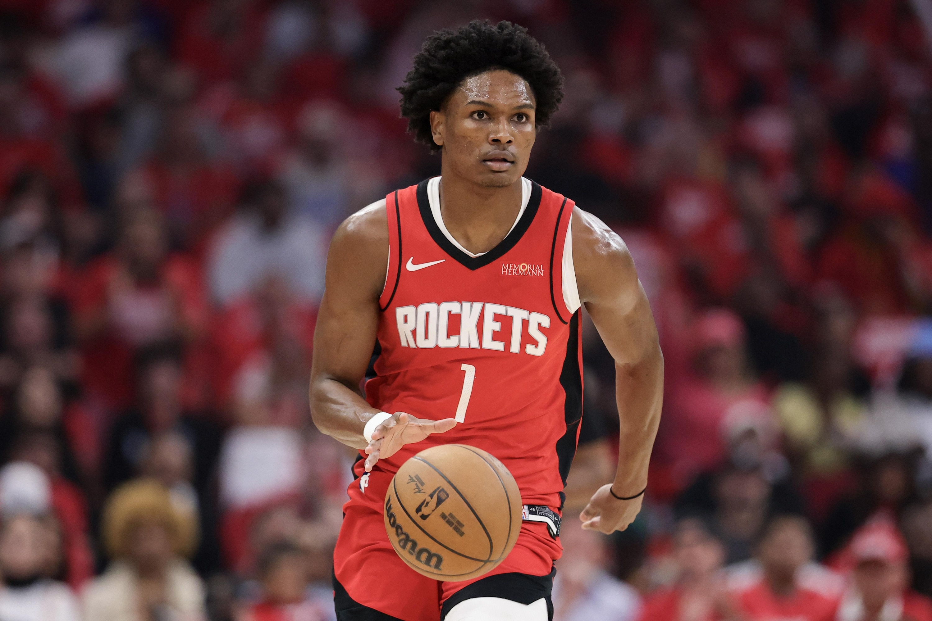 Rockets Reportedly 'Unwilling' to Trade Amen Thompson, Alperen Sengun for Kevin Durant
