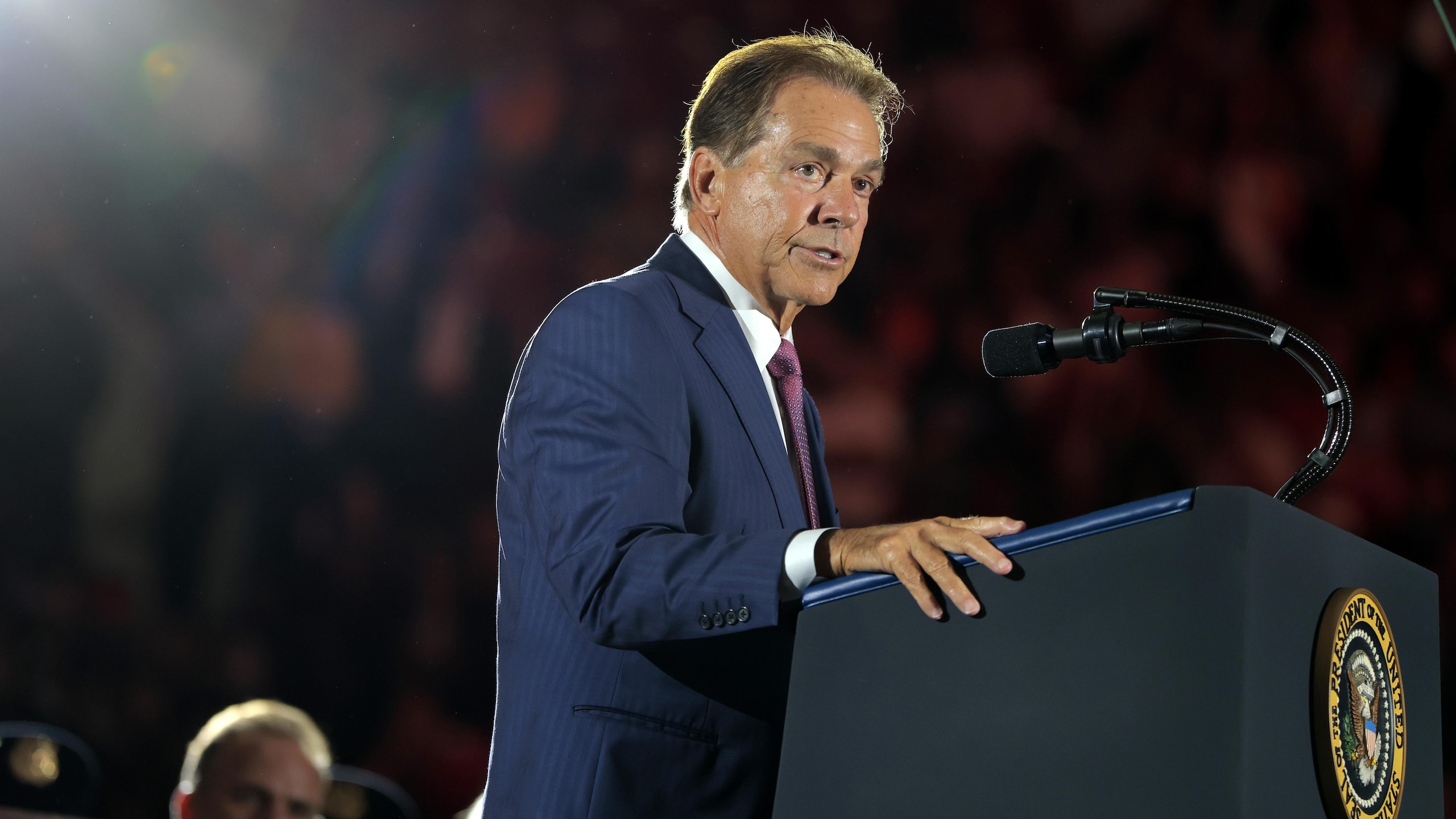 President Trump Addresses University Of Alabama Graduating Class