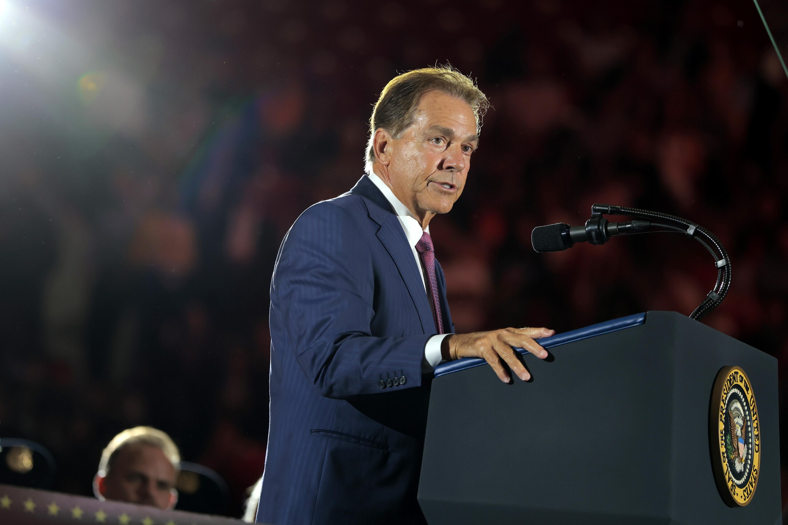 President Trump Addresses University Of Alabama Graduating Class