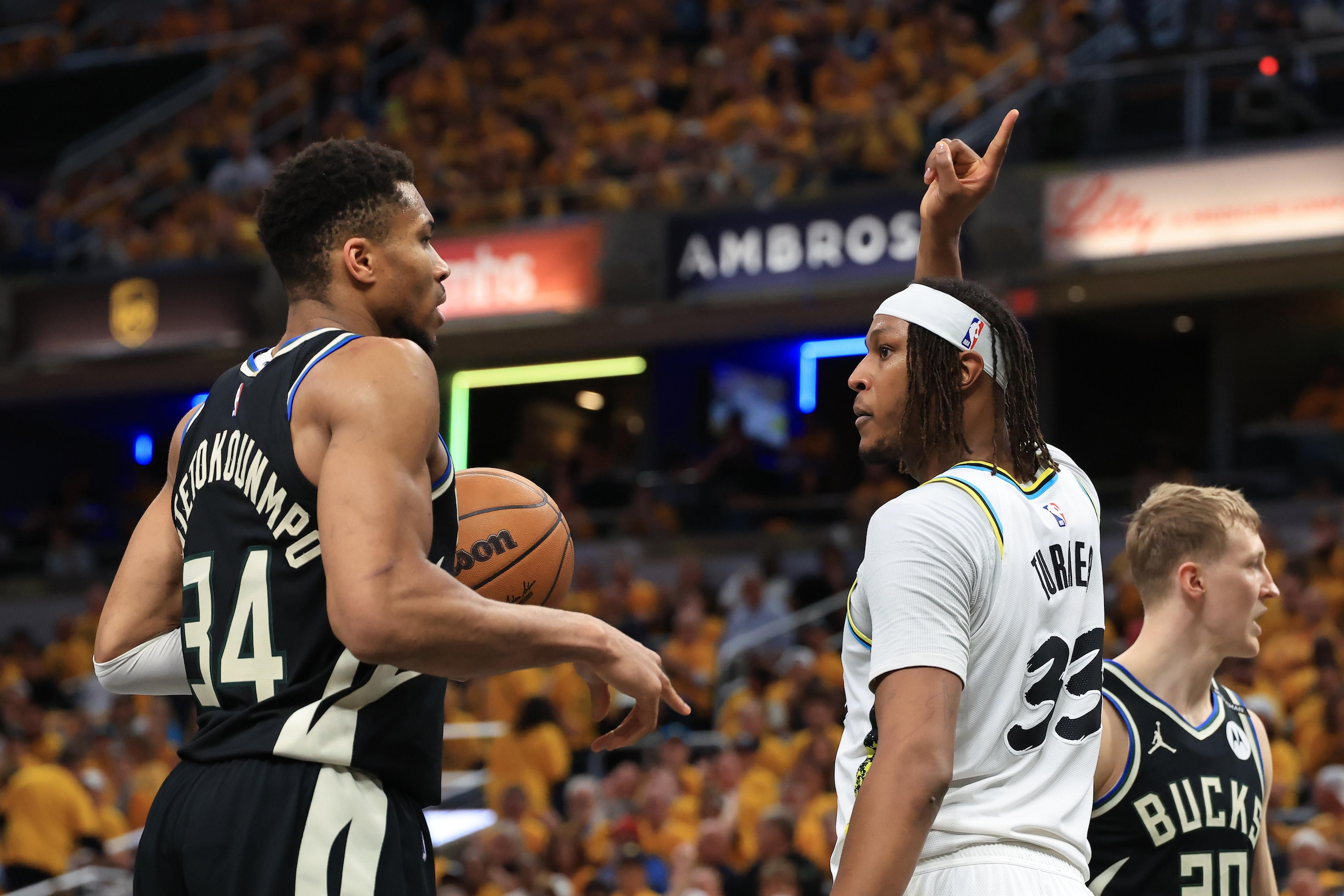 Milwaukee Bucks v Indiana Pacers - Game Five Milwaukee Bucks v Indiana Pacers - Game Five