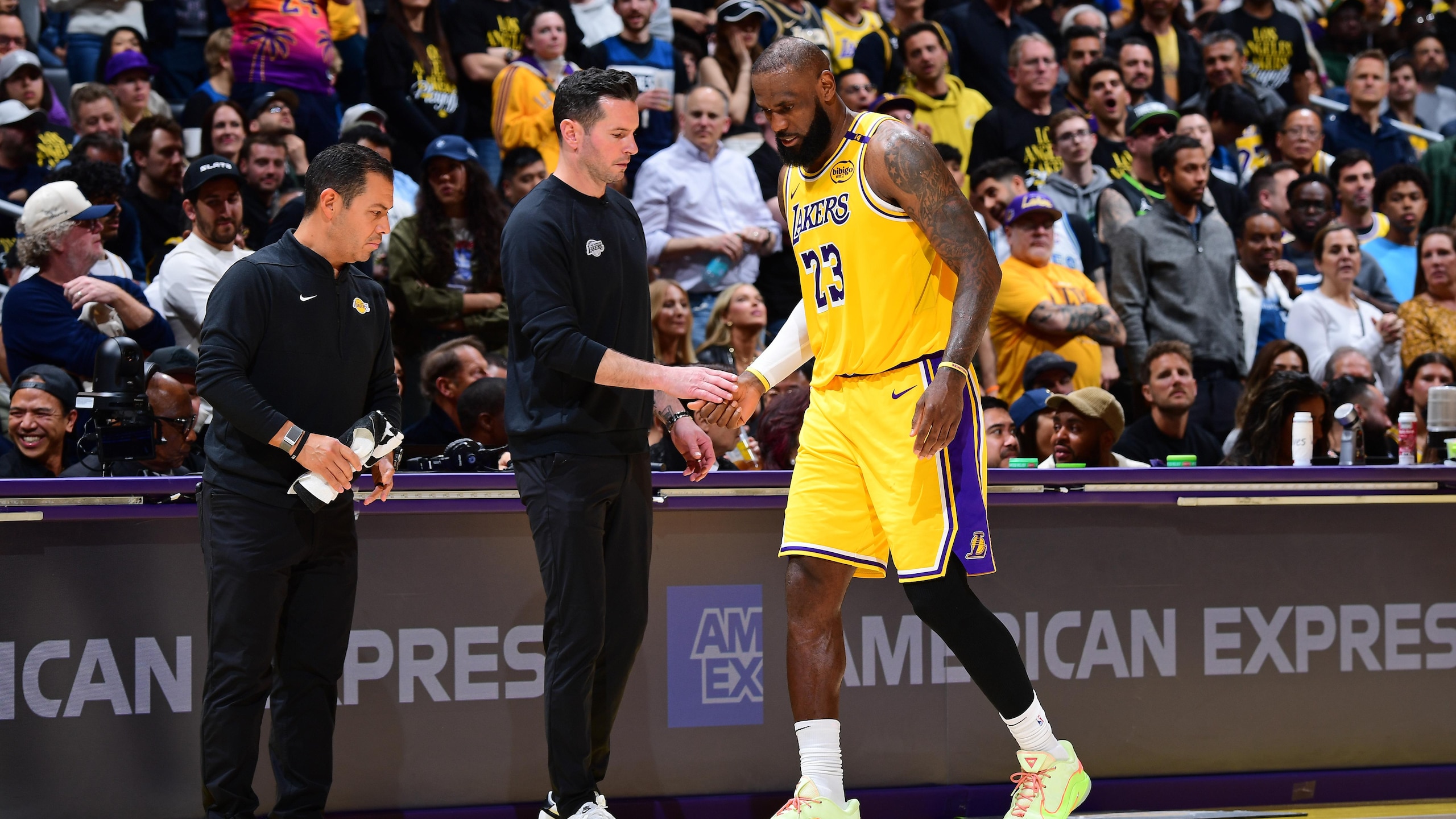 2025 NBA Playoffs - 	Minnesota Timberwolves v Los Angeles Lakers