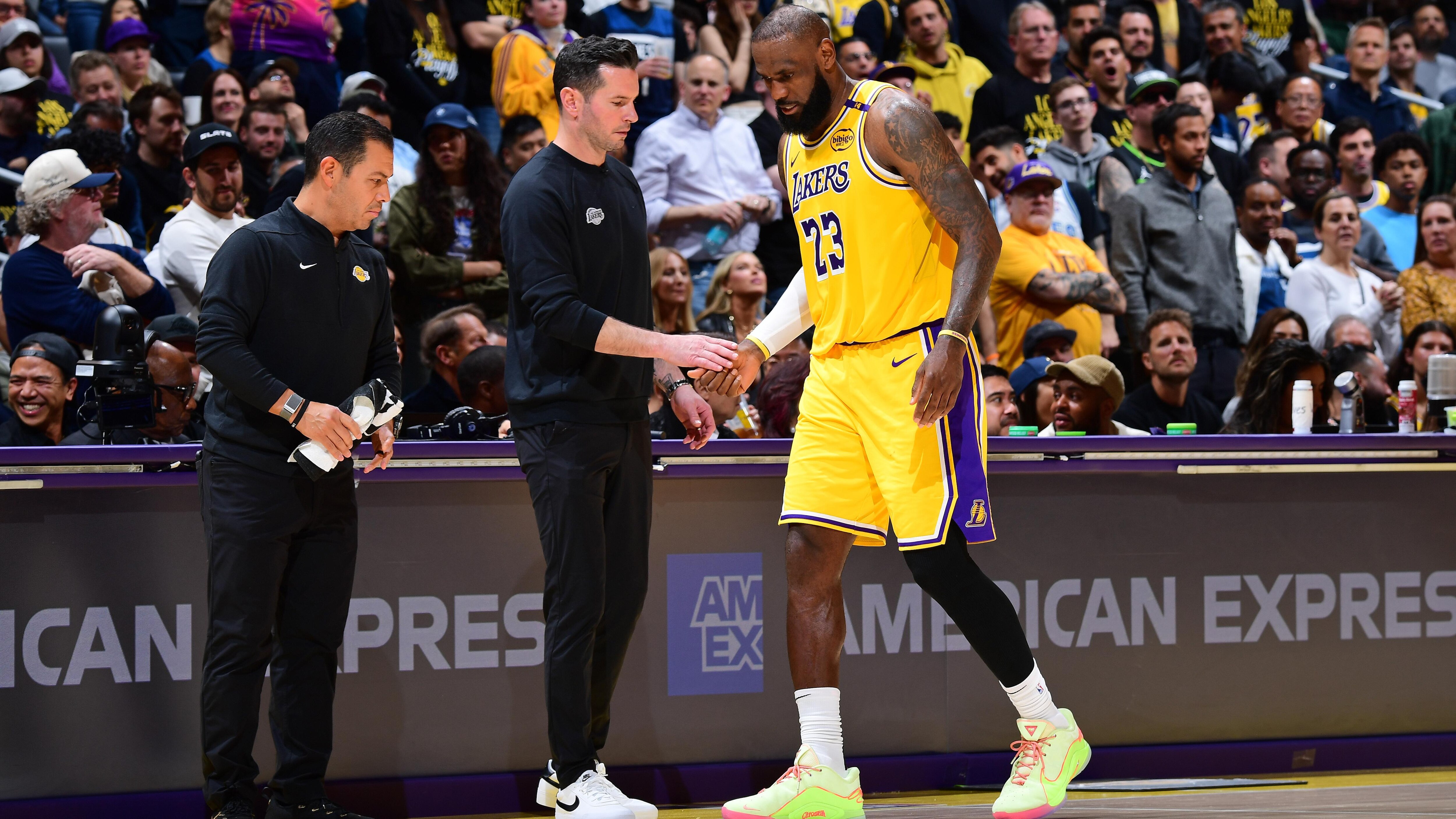 2025 NBA Playoffs - 	Minnesota Timberwolves v Los Angeles Lakers