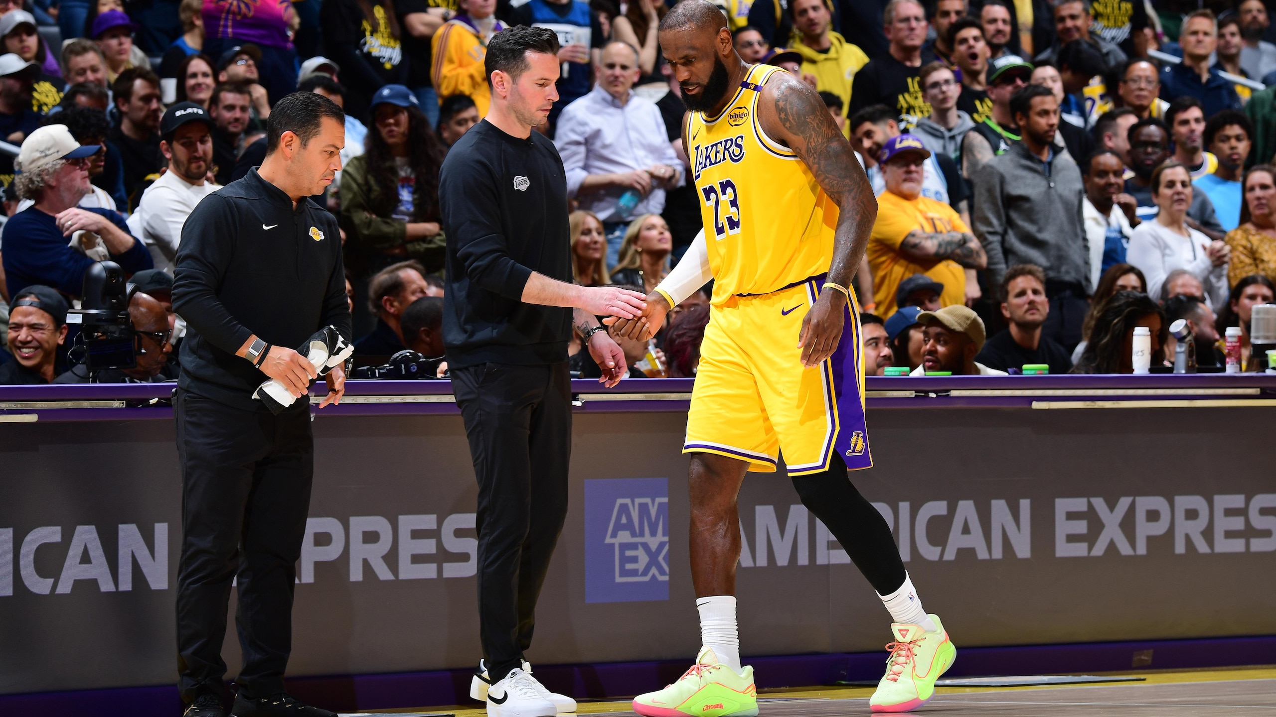 2025 NBA Playoffs - 	Minnesota Timberwolves v Los Angeles Lakers