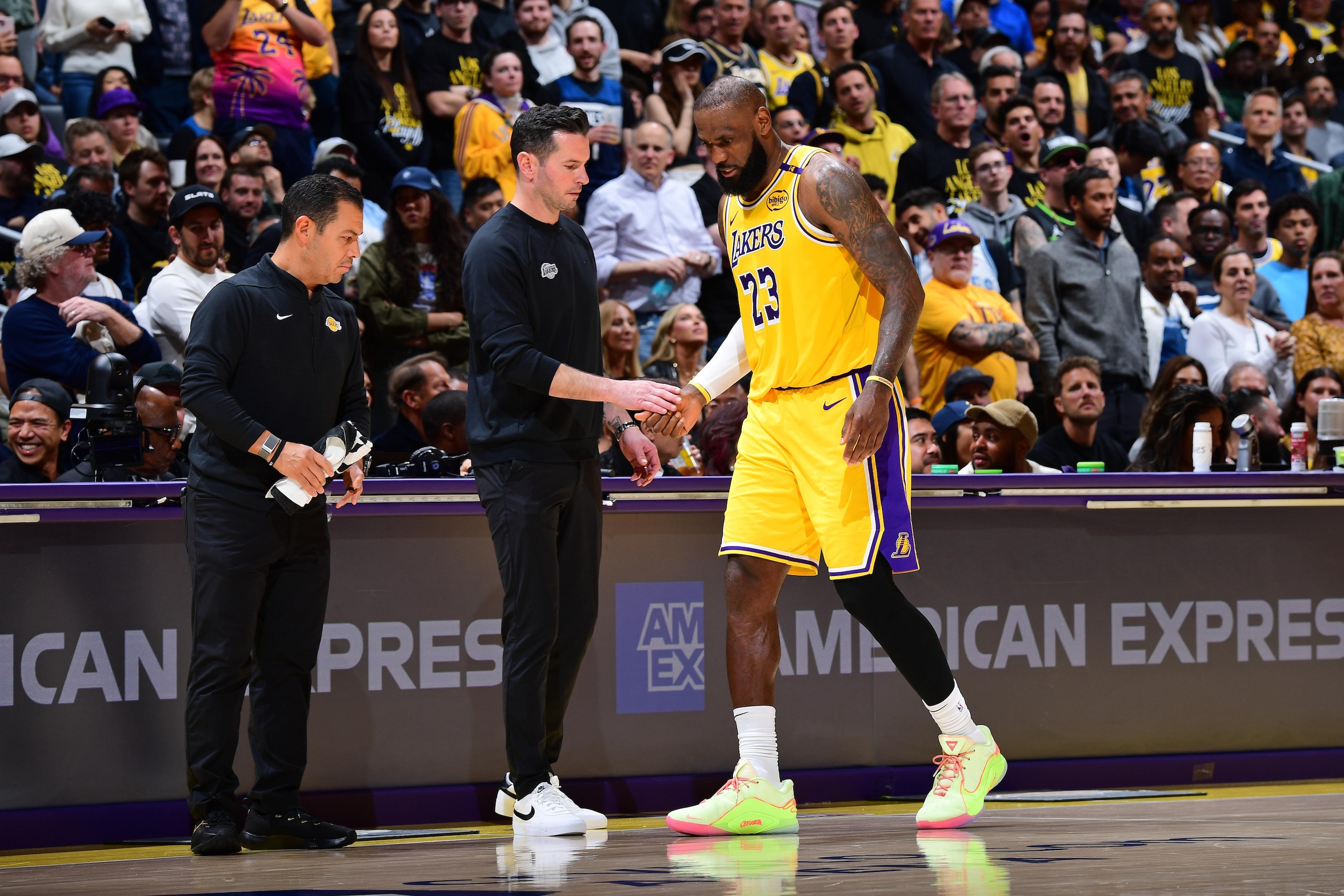 2025 NBA Playoffs - 	Minnesota Timberwolves v Los Angeles Lakers