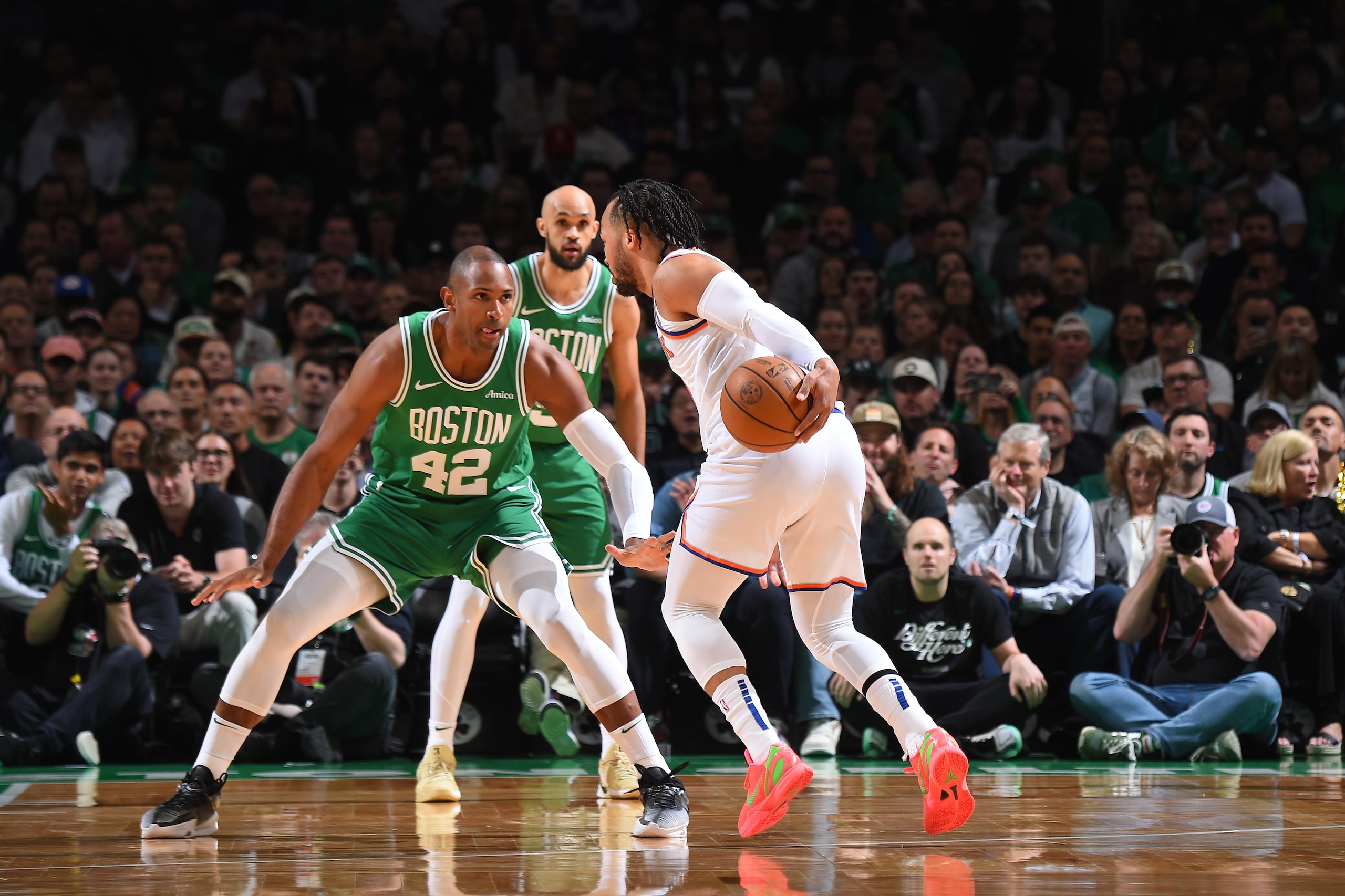 2025 NBA Playoffs - New York Knicks v Boston Celtics - Game Two