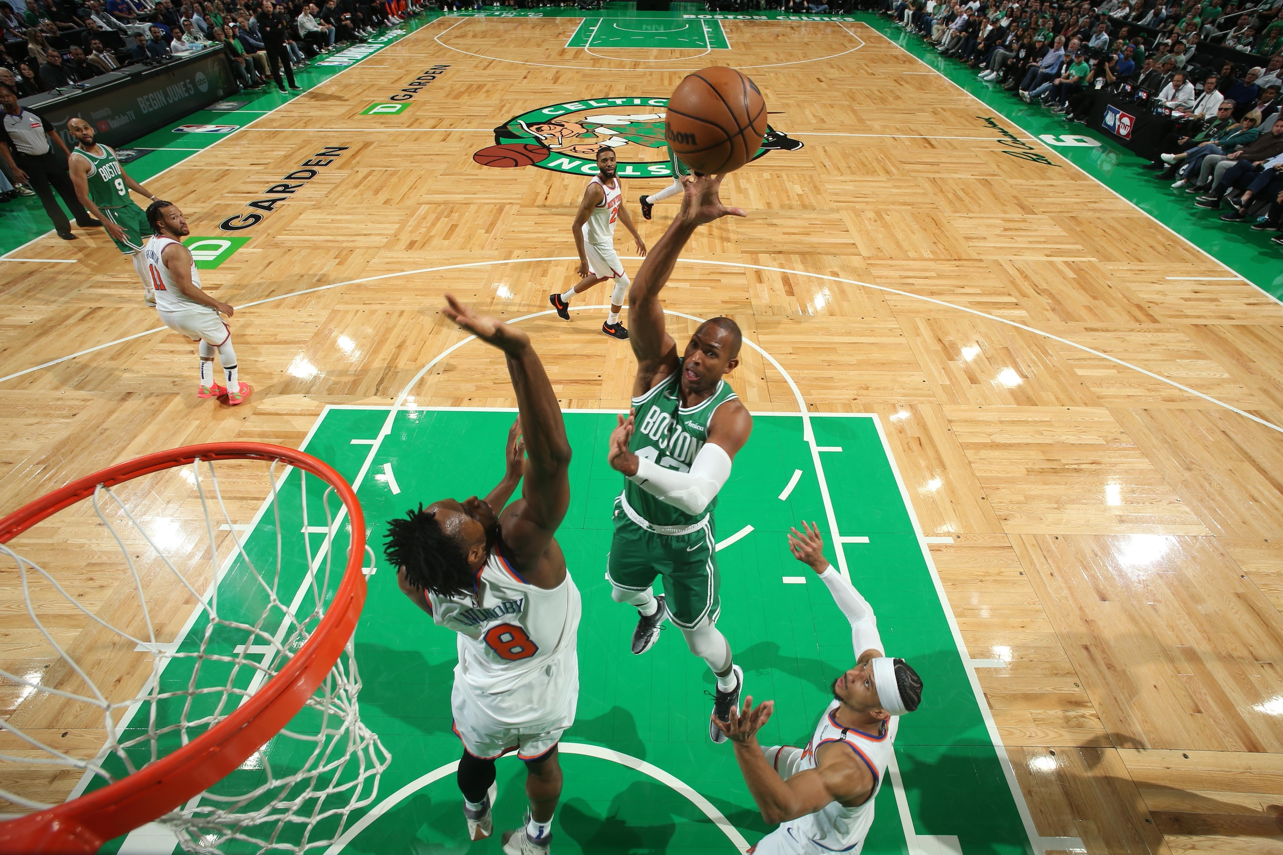 2025 NBA Playoffs - New York Knicks v Boston Celtics - Game Two