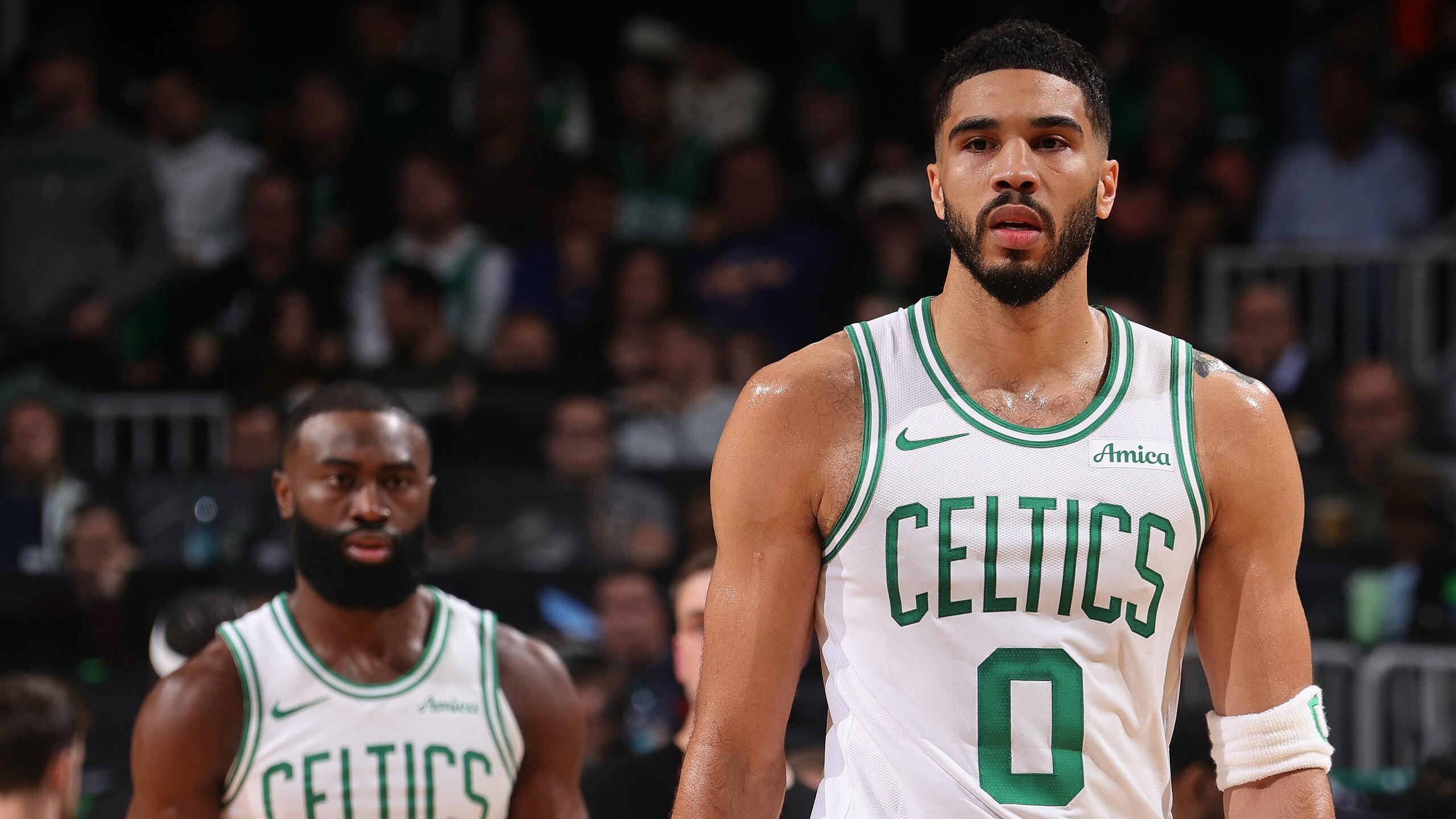 2025 NBA Playoffs - New York Knicks v Boston Celtics - Game One