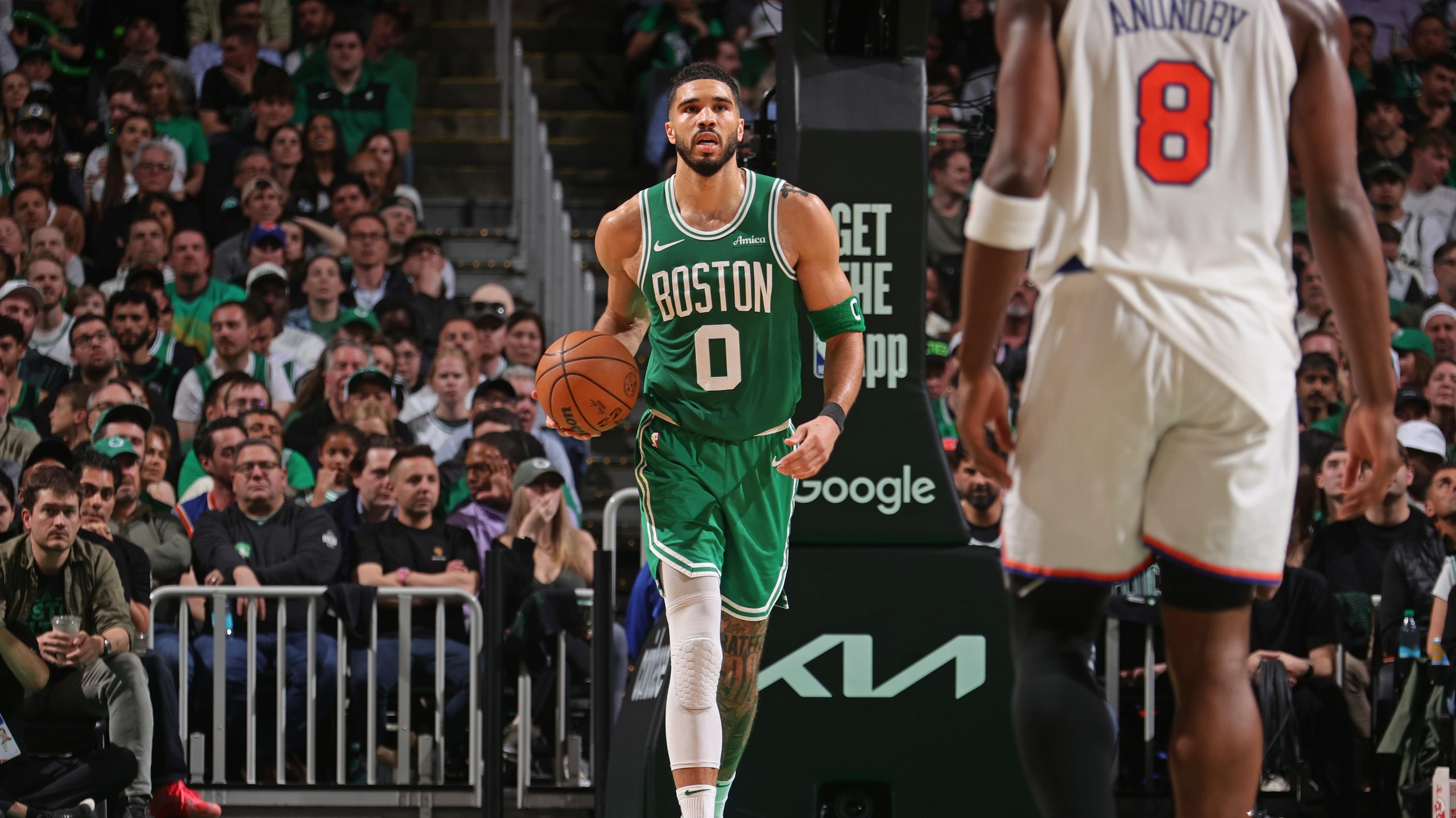 2025 NBA Playoffs - New York Knicks v Boston Celtics - Game Two