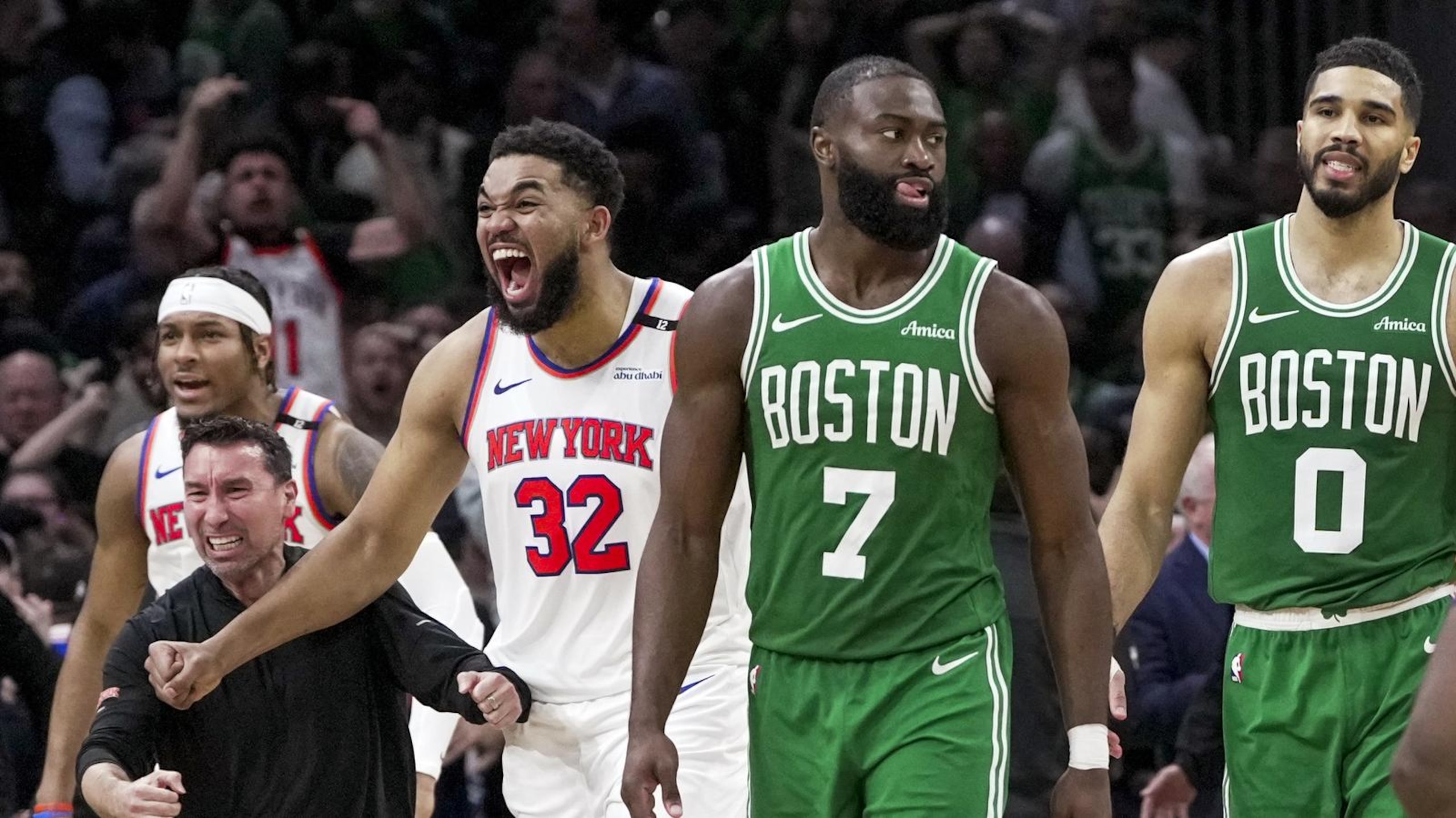 Yes, it happened again: Celtics head to New York down 2-0 to Knicks after giving up another 20-point lead