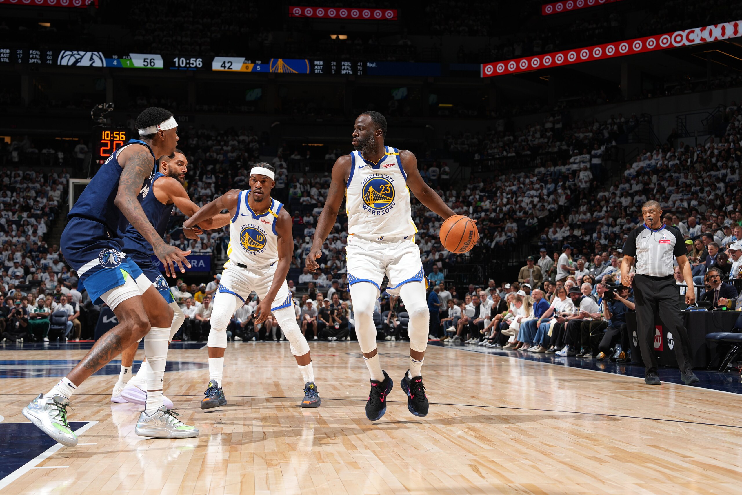 2025 NBA Playoffs - Golden State Warriors v Minnesota Timberwolves - Game Two