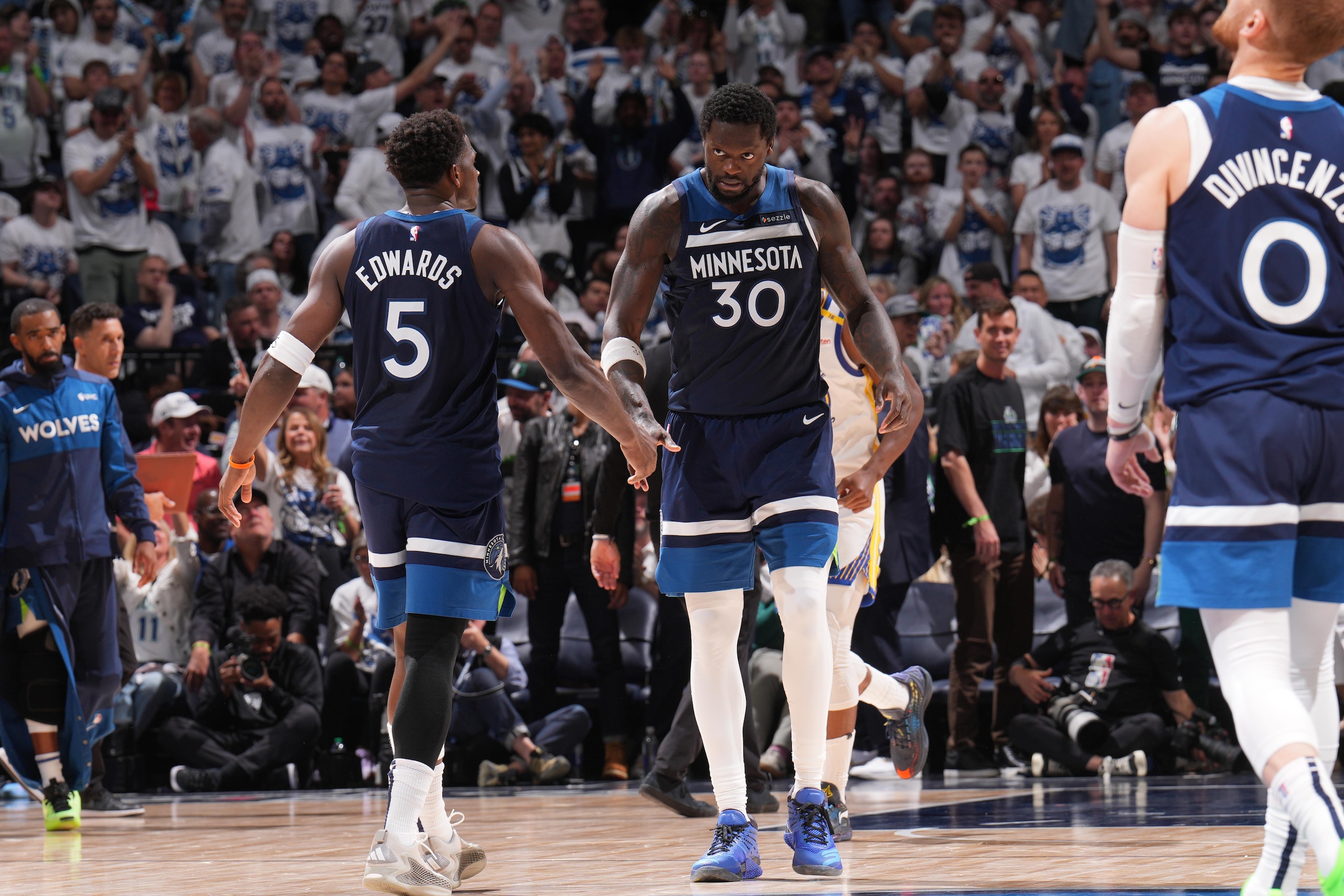 2025 NBA Playoffs - Golden State Warriors v Minnesota Timberwolves - Game Two