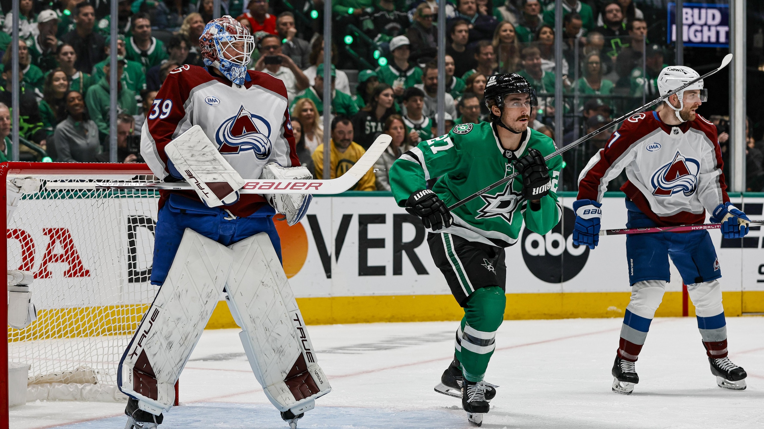 NHL: MAY 03 Stanley Cup Playoffs First Round Avalanche at Stars NHL: MAY 03 Stanley Cup Playoffs First Round Avalanche at Stars