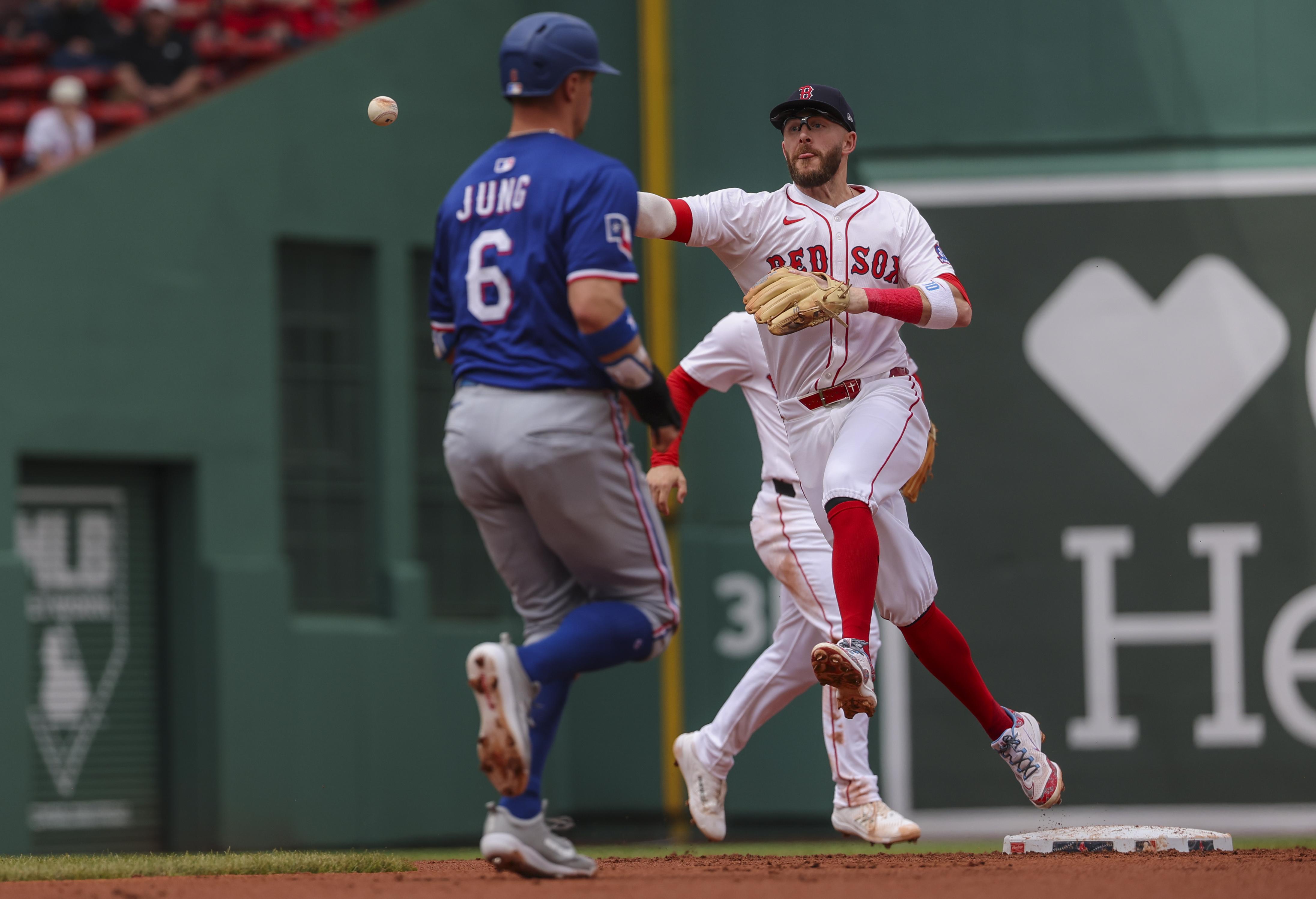 Red Sox blank Rangers in series finale at Fenway Park