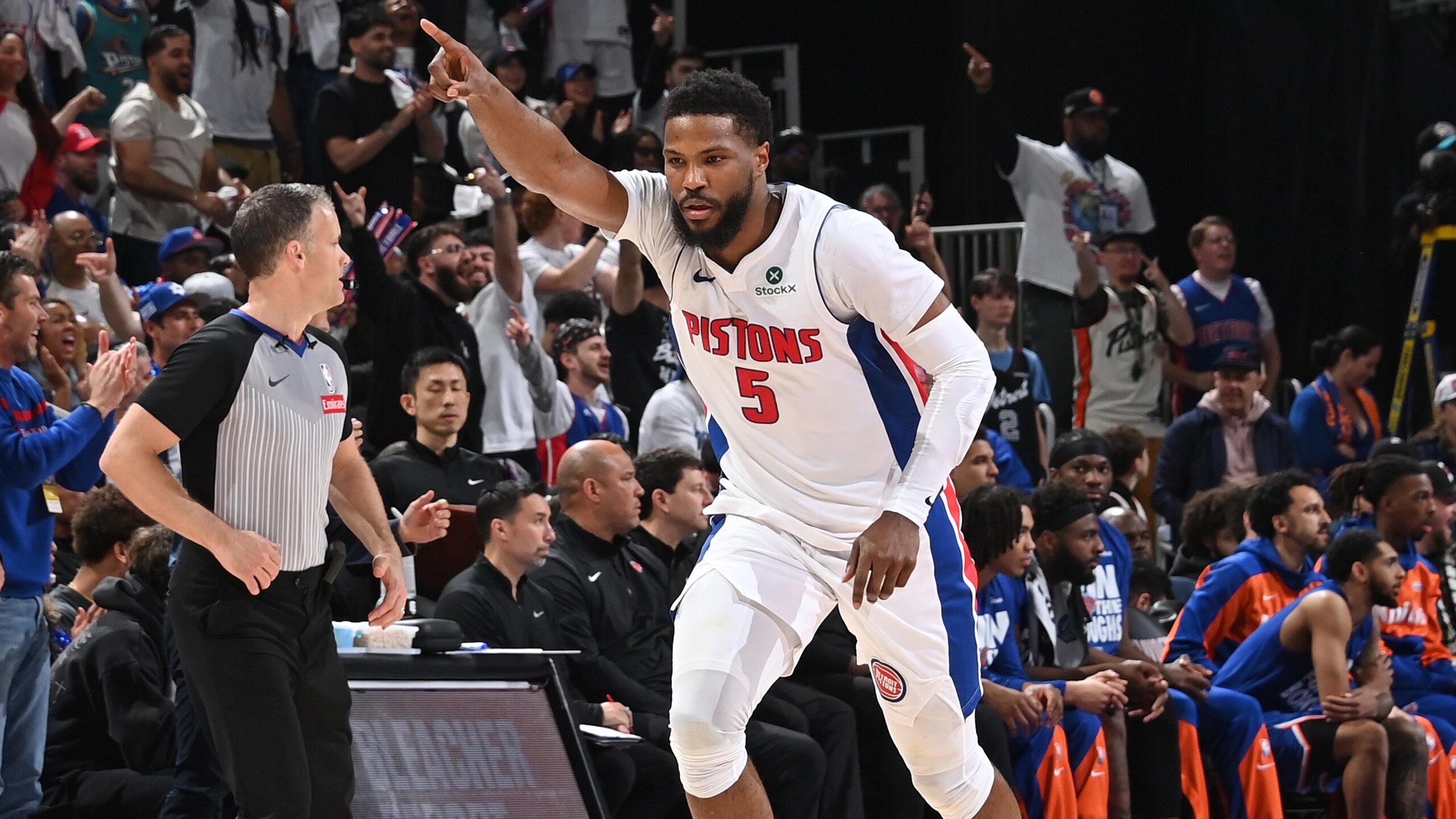 2025 NBA Playoffs - New York Knicks v Detroit Pistons - Game Six
