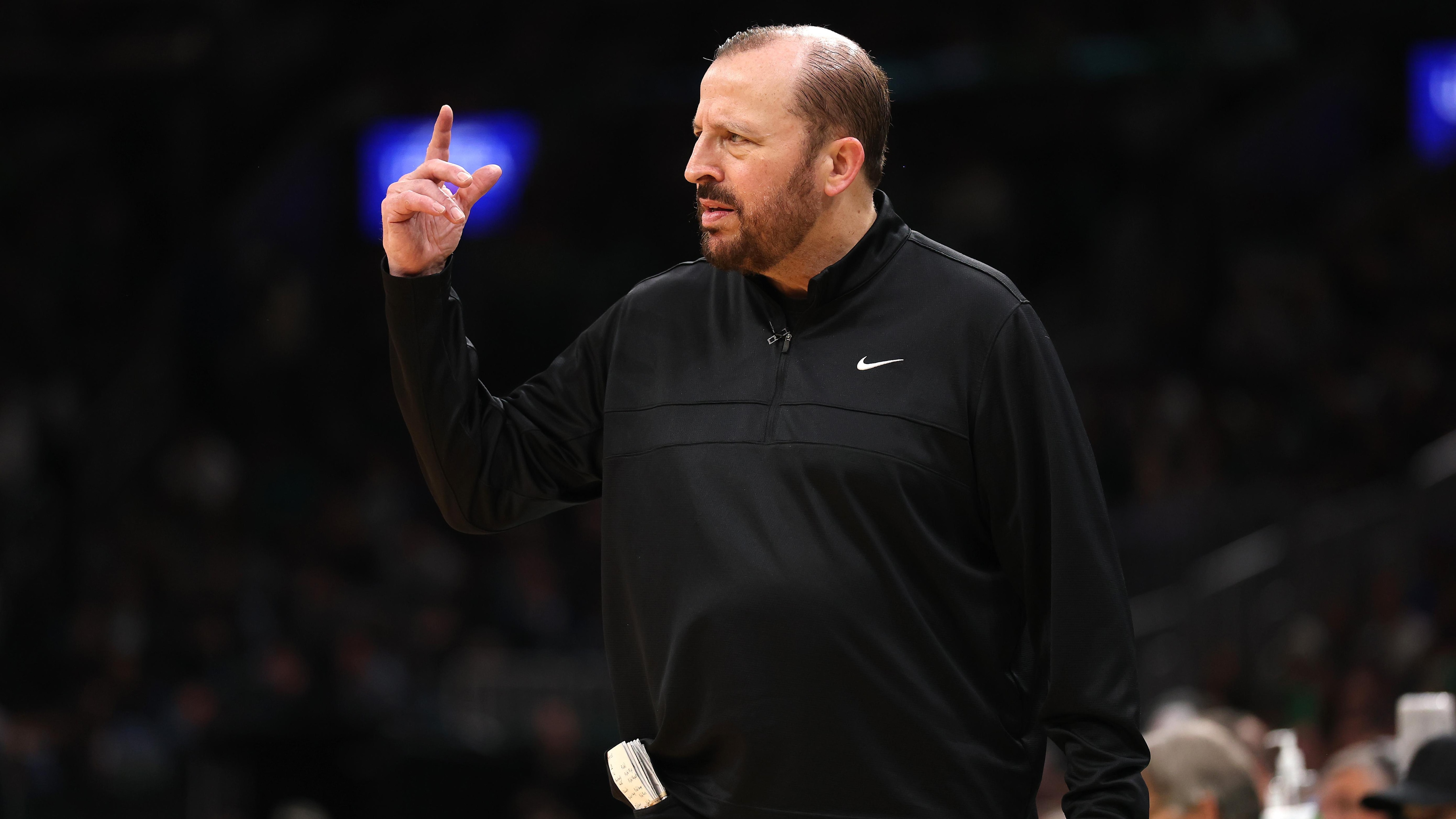 New York Knicks v Boston Celtics - Game One