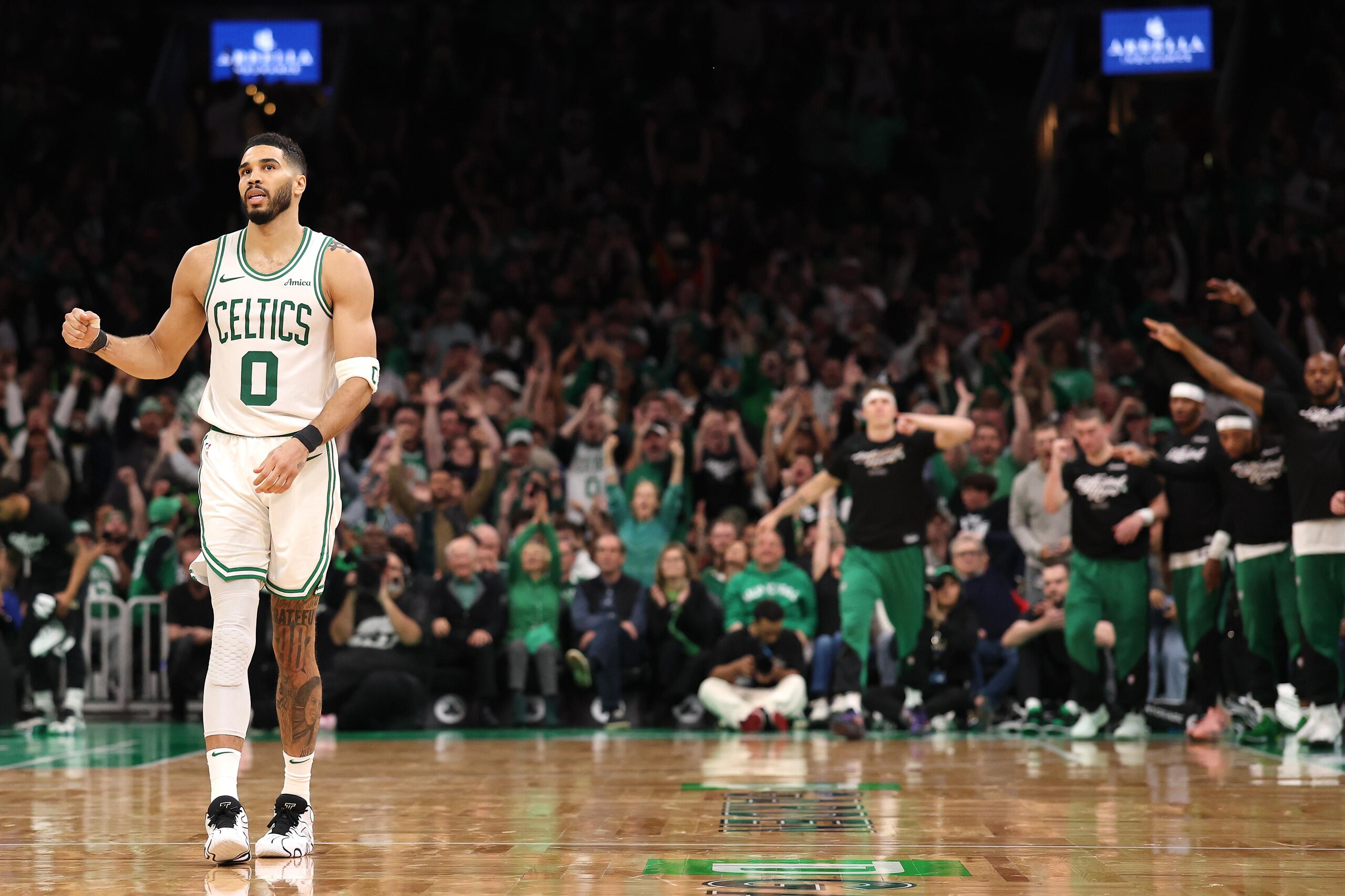 New York Knicks v Boston Celtics - Game One