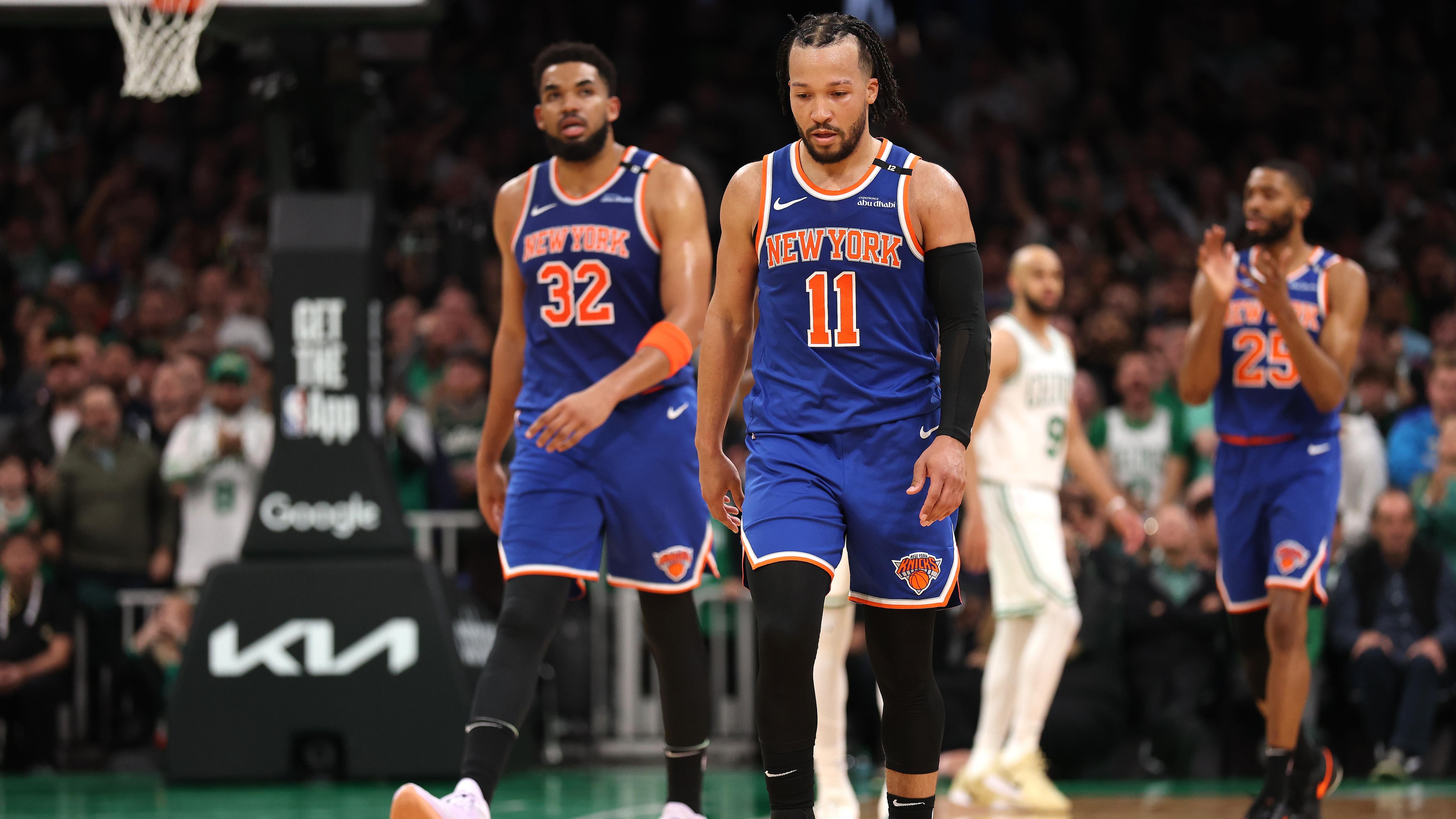 New York Knicks v Boston Celtics - Game One