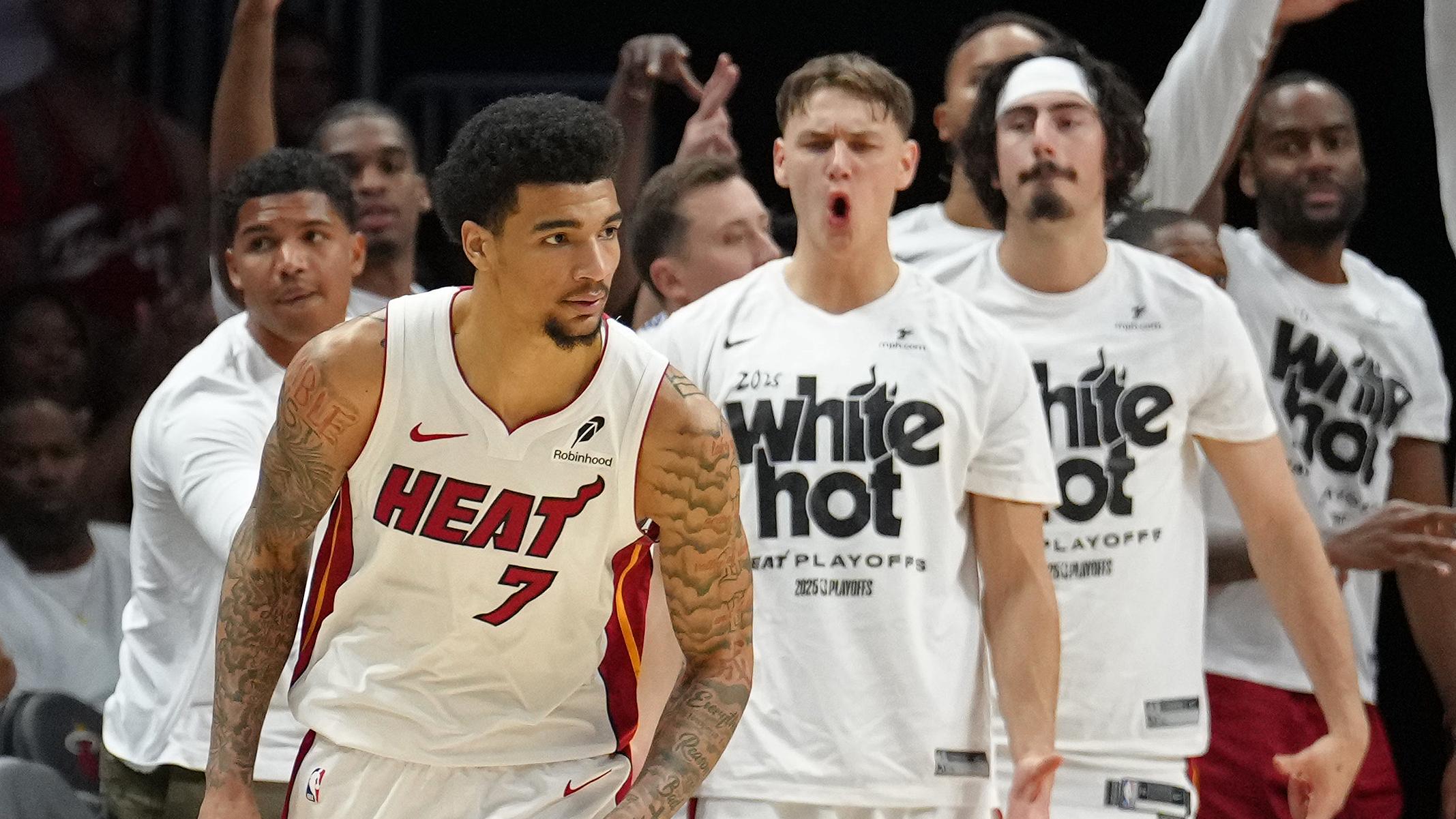 2025 NBA Playoffs - Cleveland Cavaliers v Miami Heat