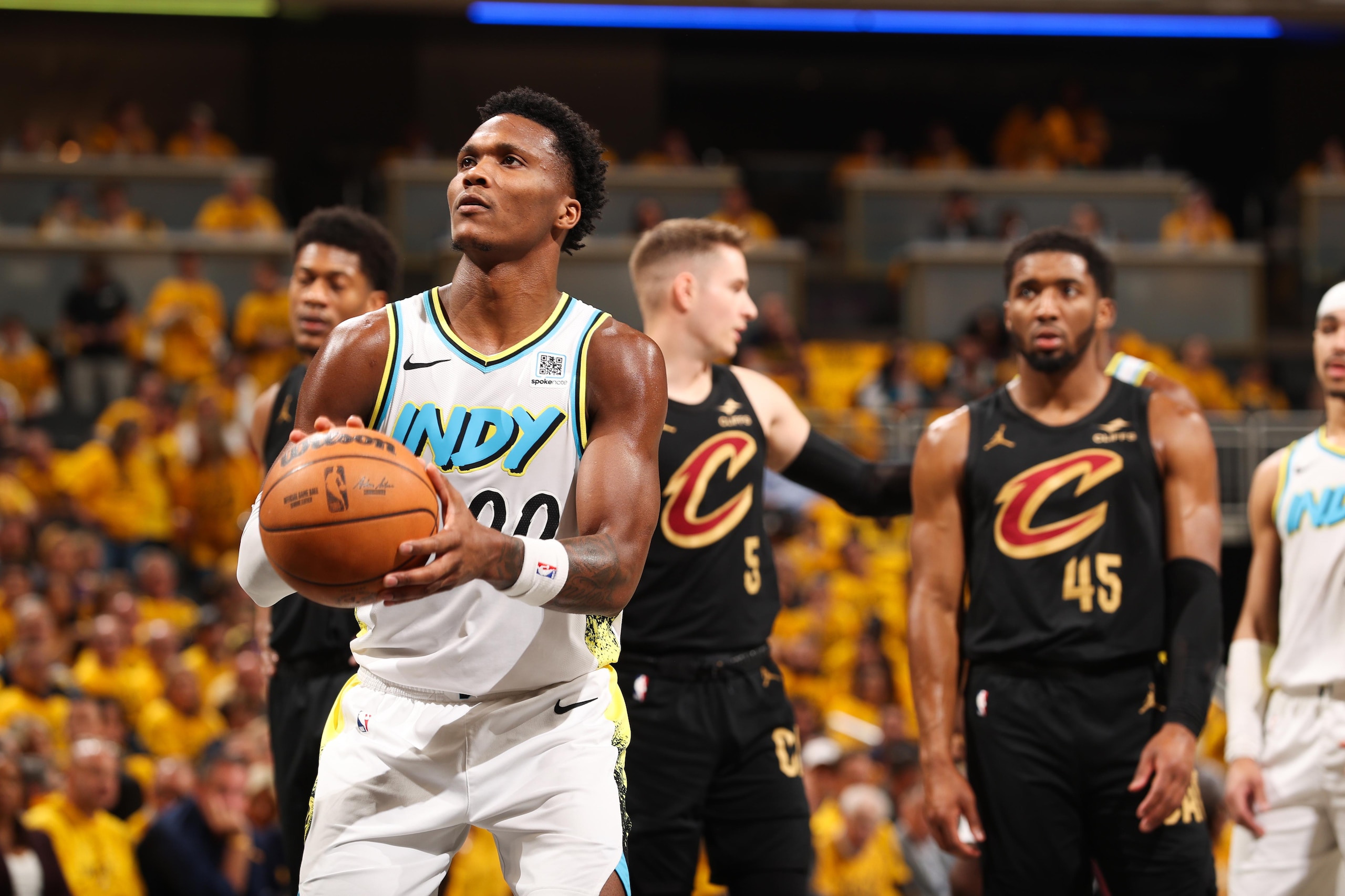 2025 NBA Playoffs - Cleveland Cavaliers v Indiana Pacers - Game Three
