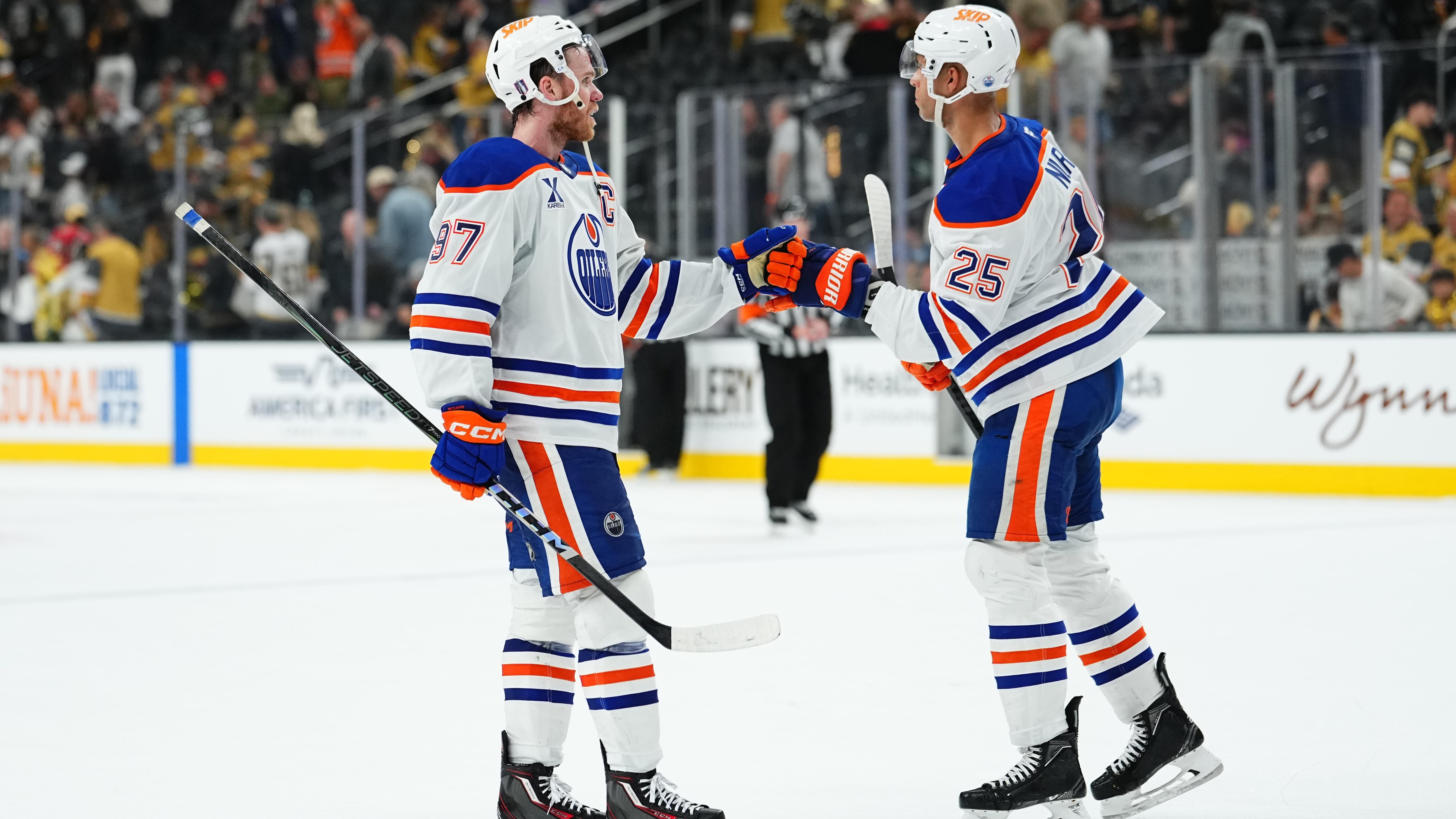 Edmonton Oilers v Vegas Golden Knights - Game One