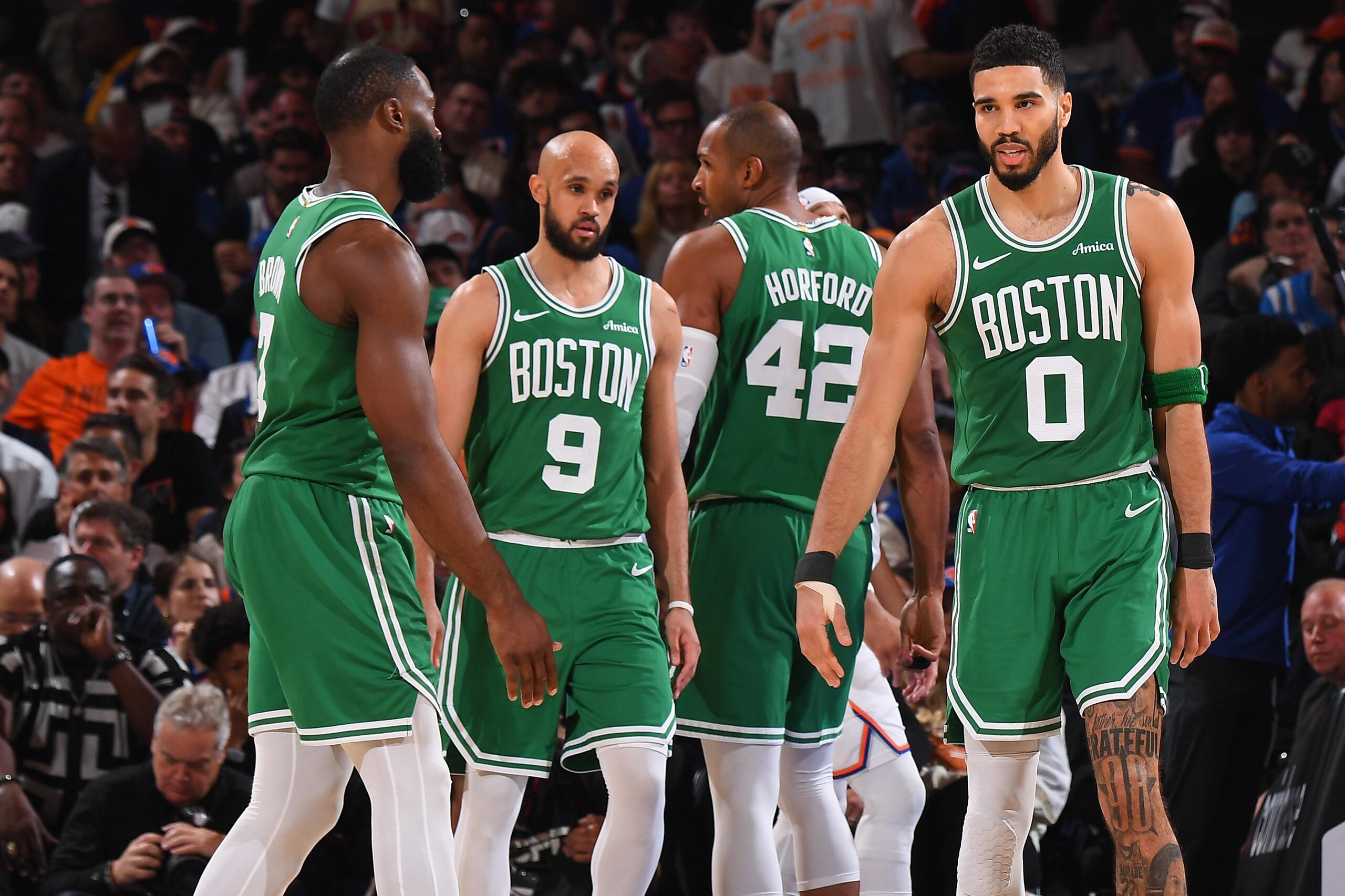 Boston Celtics v New York Knicks - Game Three Boston Celtics v New York Knicks - Game Three
