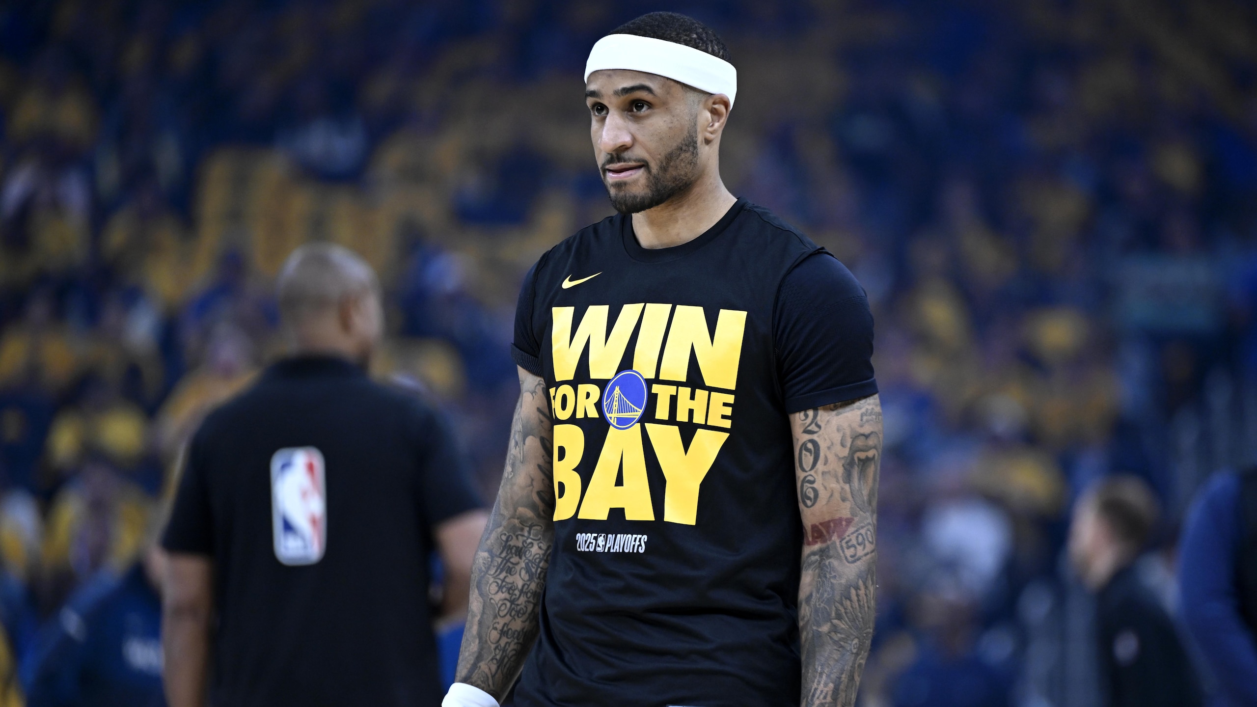 NBA Playoffs: Pre-game of Timberwolves vs Warriors in San Francisco