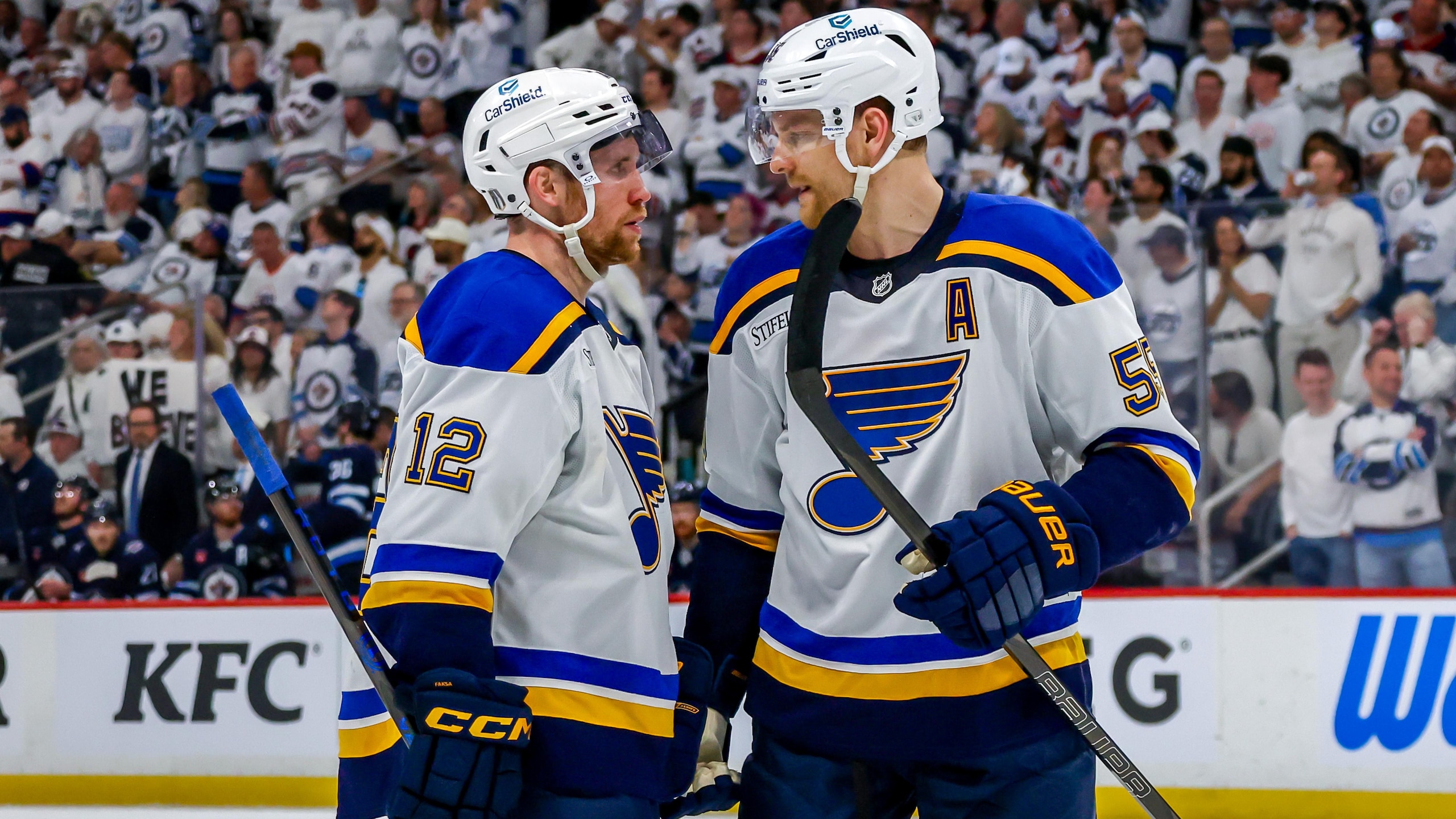 St Louis Blues v Winnipeg Jets - Game Seven