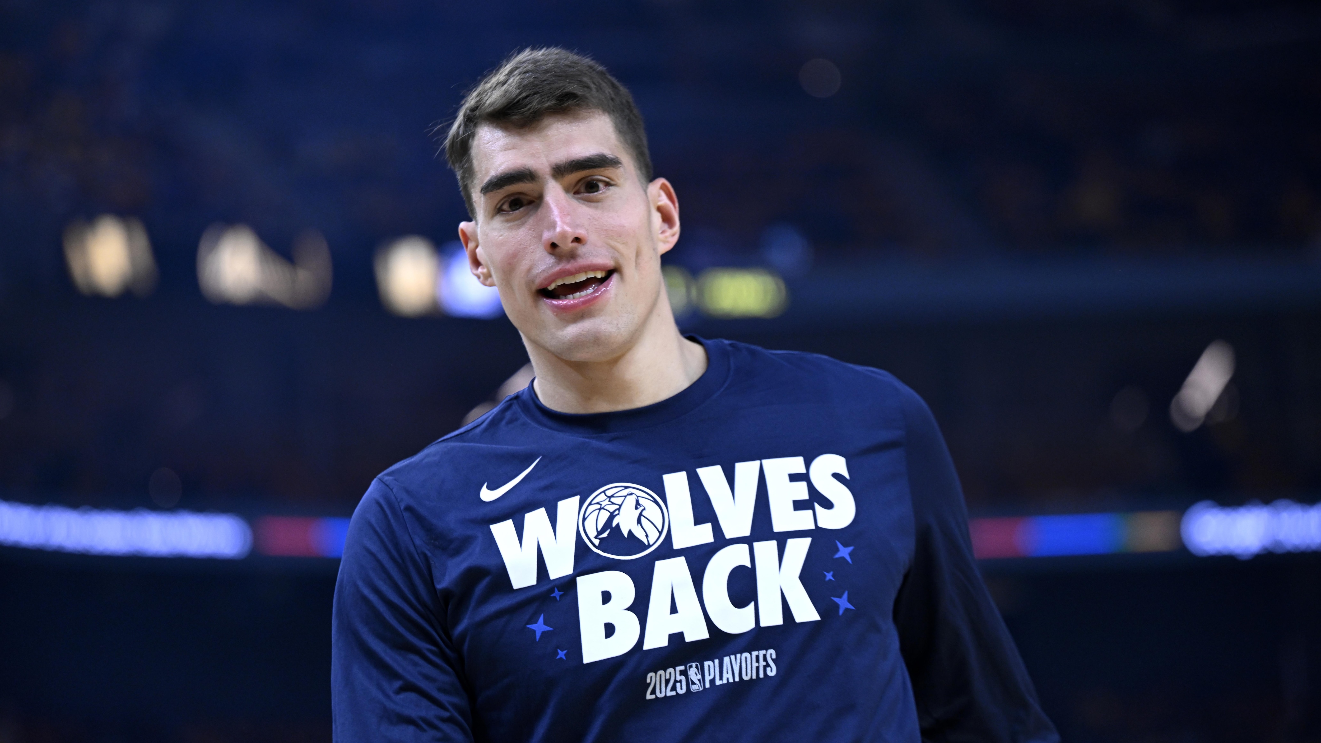 NBA Playoffs: Pre-game of Timberwolves vs Warriors in San Francisco